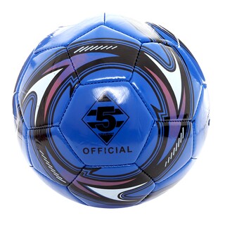 Foto 3 | Balón de Futbol Soccer Alpha Clásico # 5 Azul