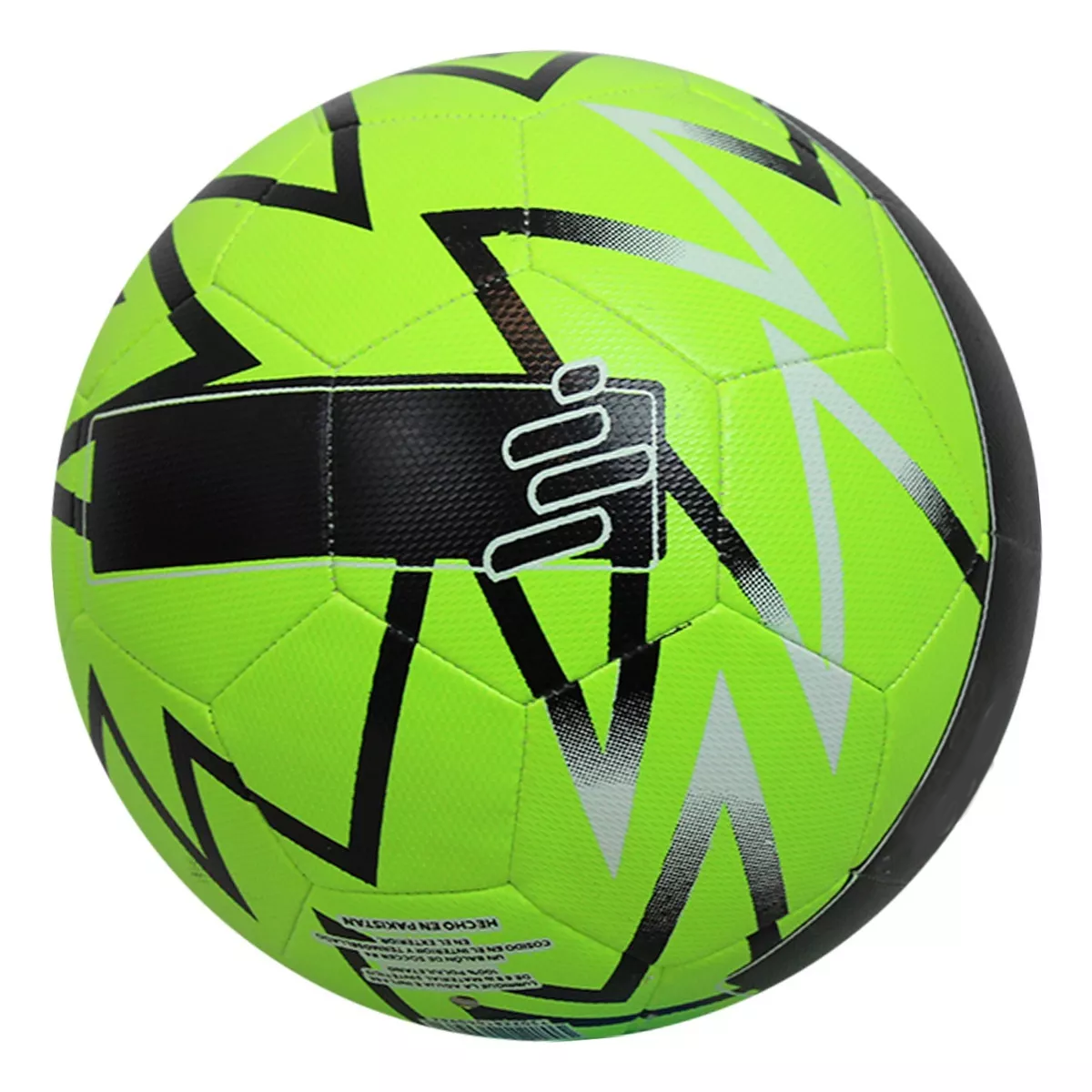 Balón De Fútbol Híbrido Texturizado Número 5 Eo Safe Imports Esi-13982 Verde