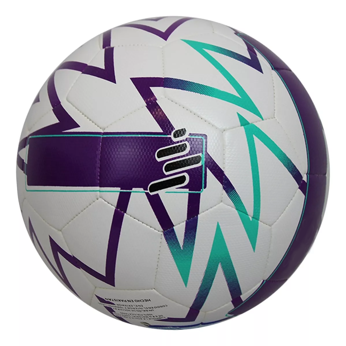 Balón De Fútbol Híbrido Texturizado Número 5 Eo Safe Imports Esi-13979 Purpura