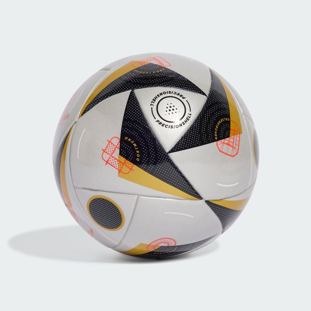 Foto 5 pulgar | Minibalón Fussballliebe Finale Adidas Plateado Unisex