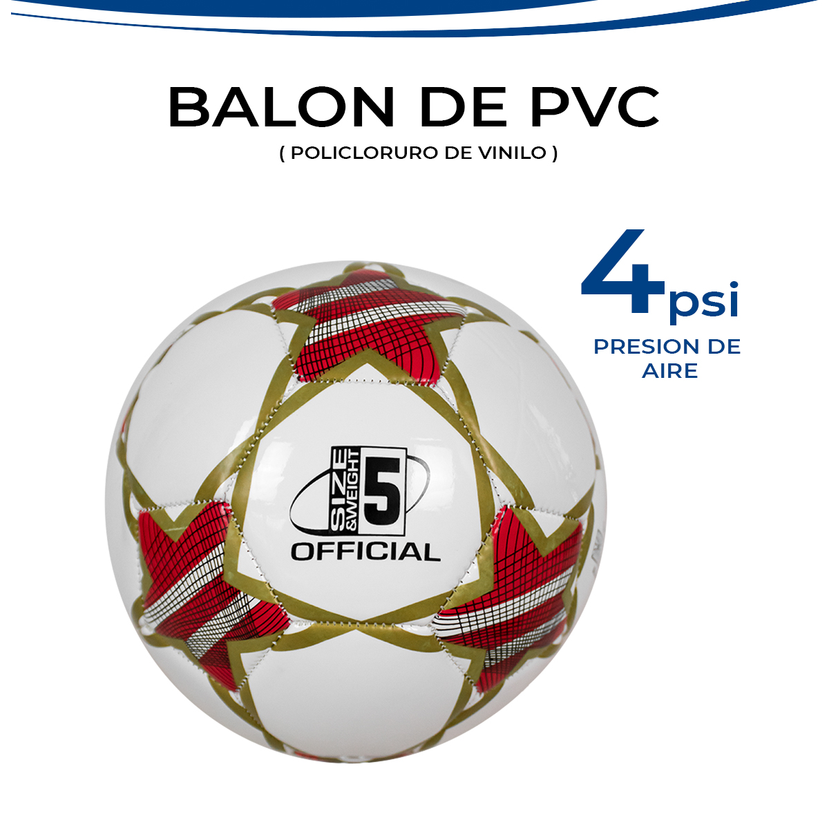 Foto 5 pulgar | Balon De Futbol Soccer No. 5 Marca Le Shark