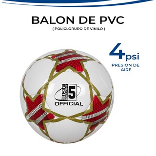 Foto 4 | Balon De Futbol Soccer No. 5 Marca Le Shark