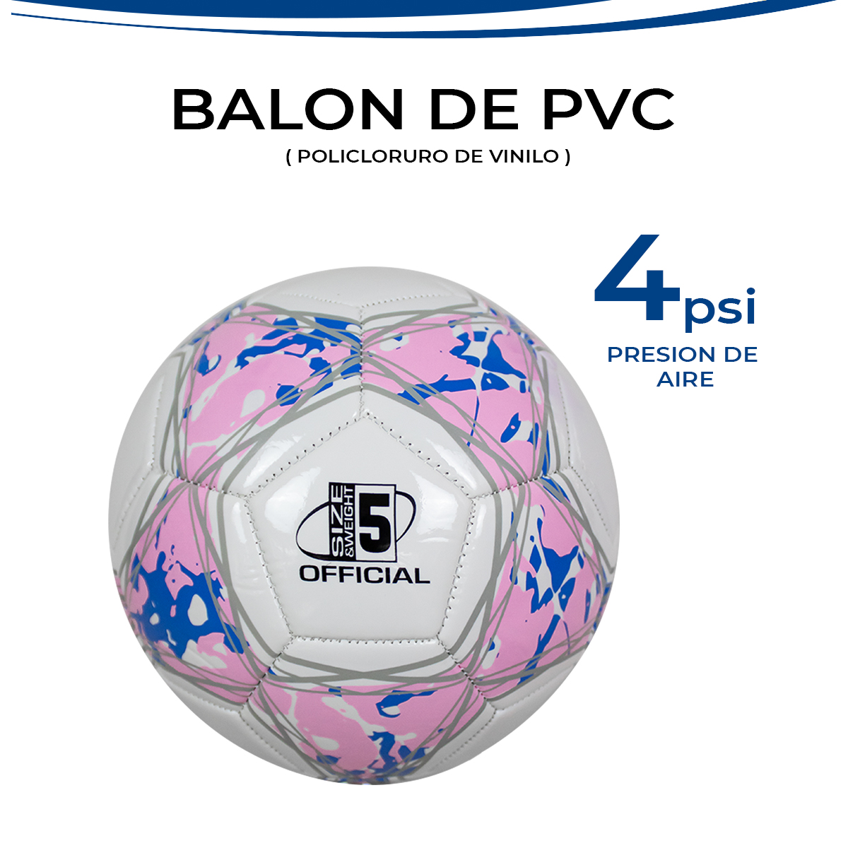 Foto 5 pulgar | Balon De Futbol Soccer No. 5 Marca Le Shark