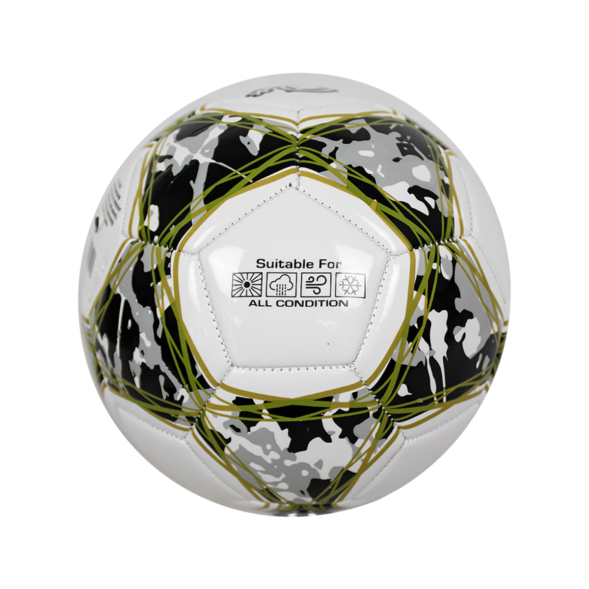 Foto 6 | Balón de Fútbol Soccer No. 5 Le Shark Blanco con Diseño Camuflajeado