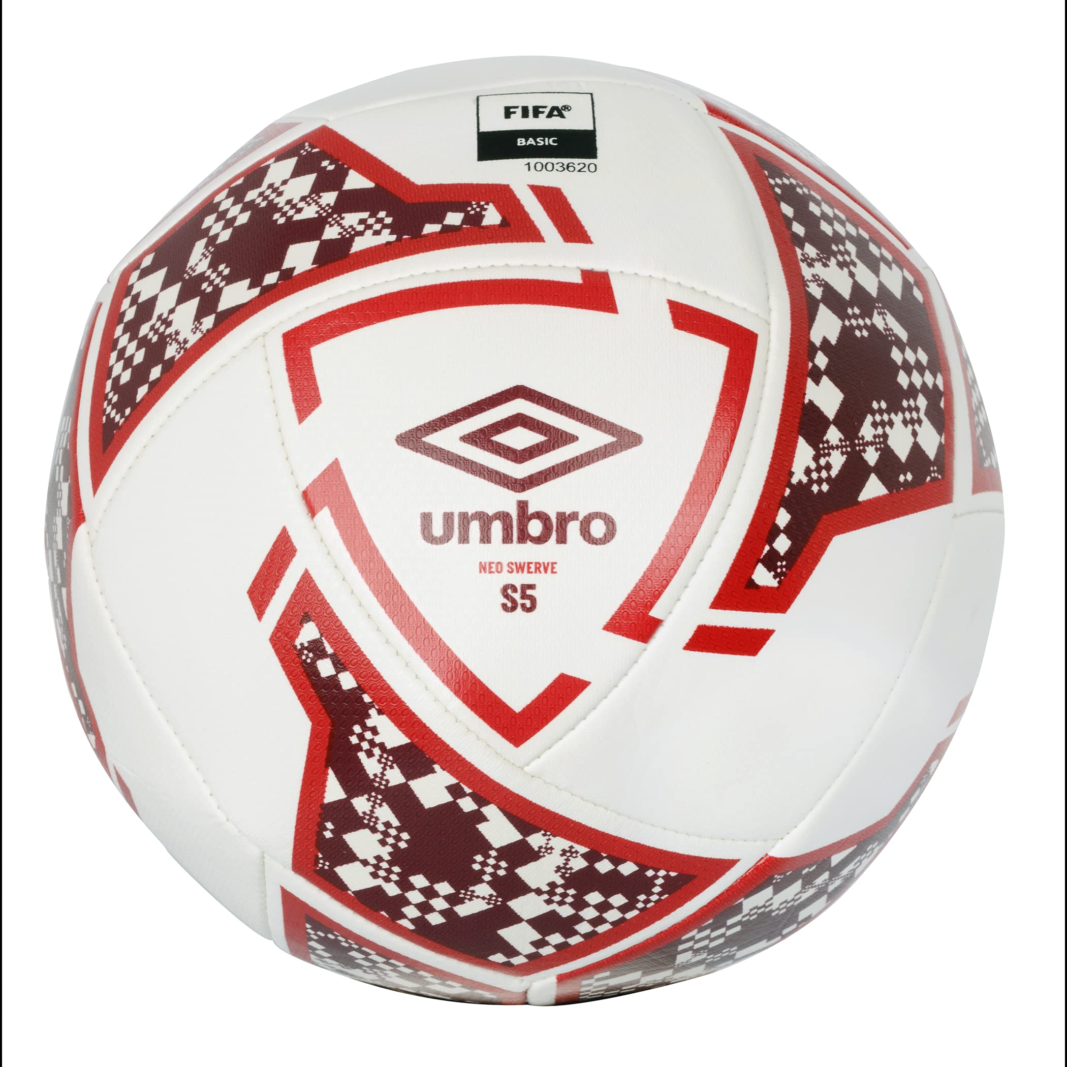 Foto 2 pulgar | Balón De Fútbol Umbro Neo Swerve Talla 5 Blanco/rojo - Venta Internacional.