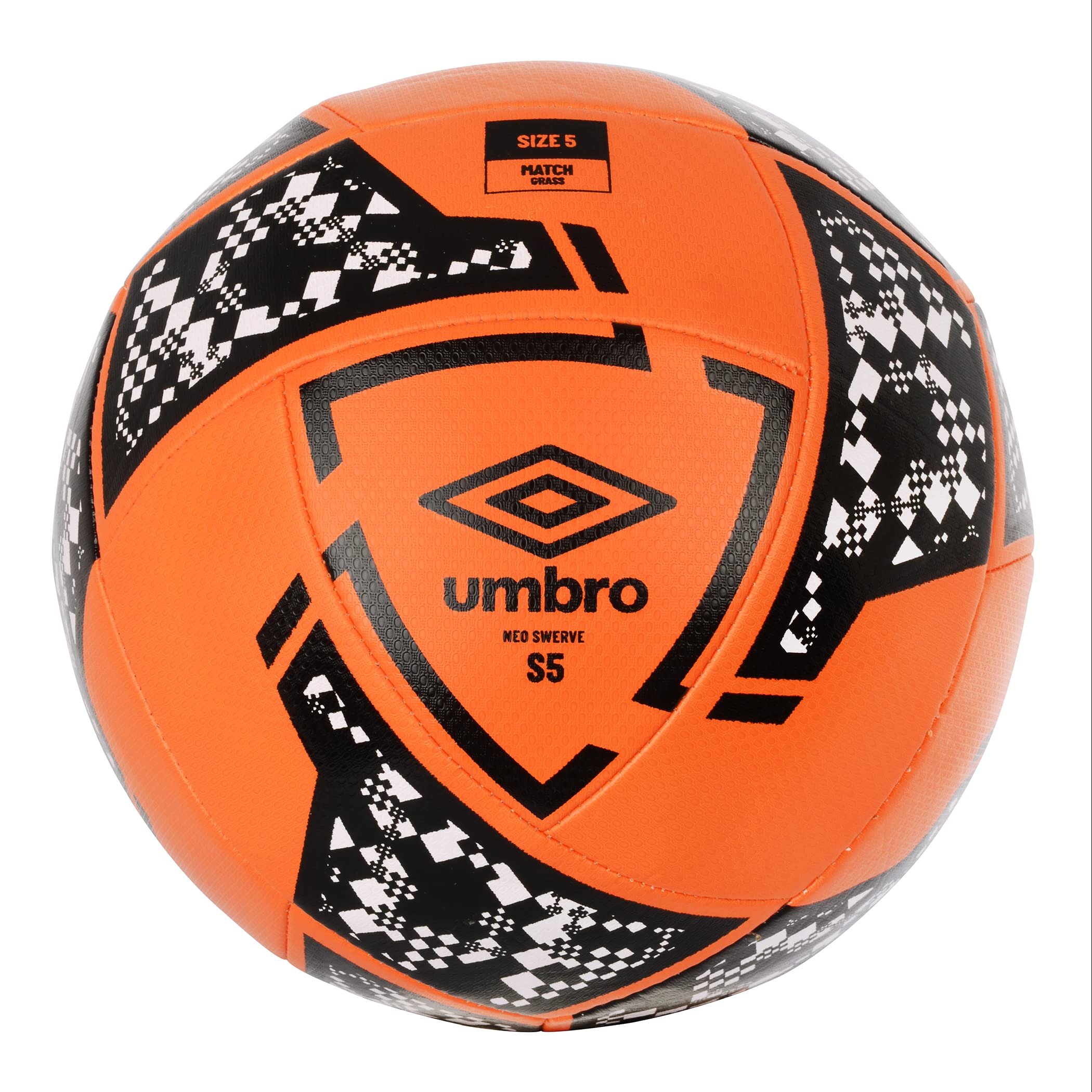 Balón De Fútbol Umbro Neo Swerve Talla 5 Naranja/negro/blanco - Venta Internacional.