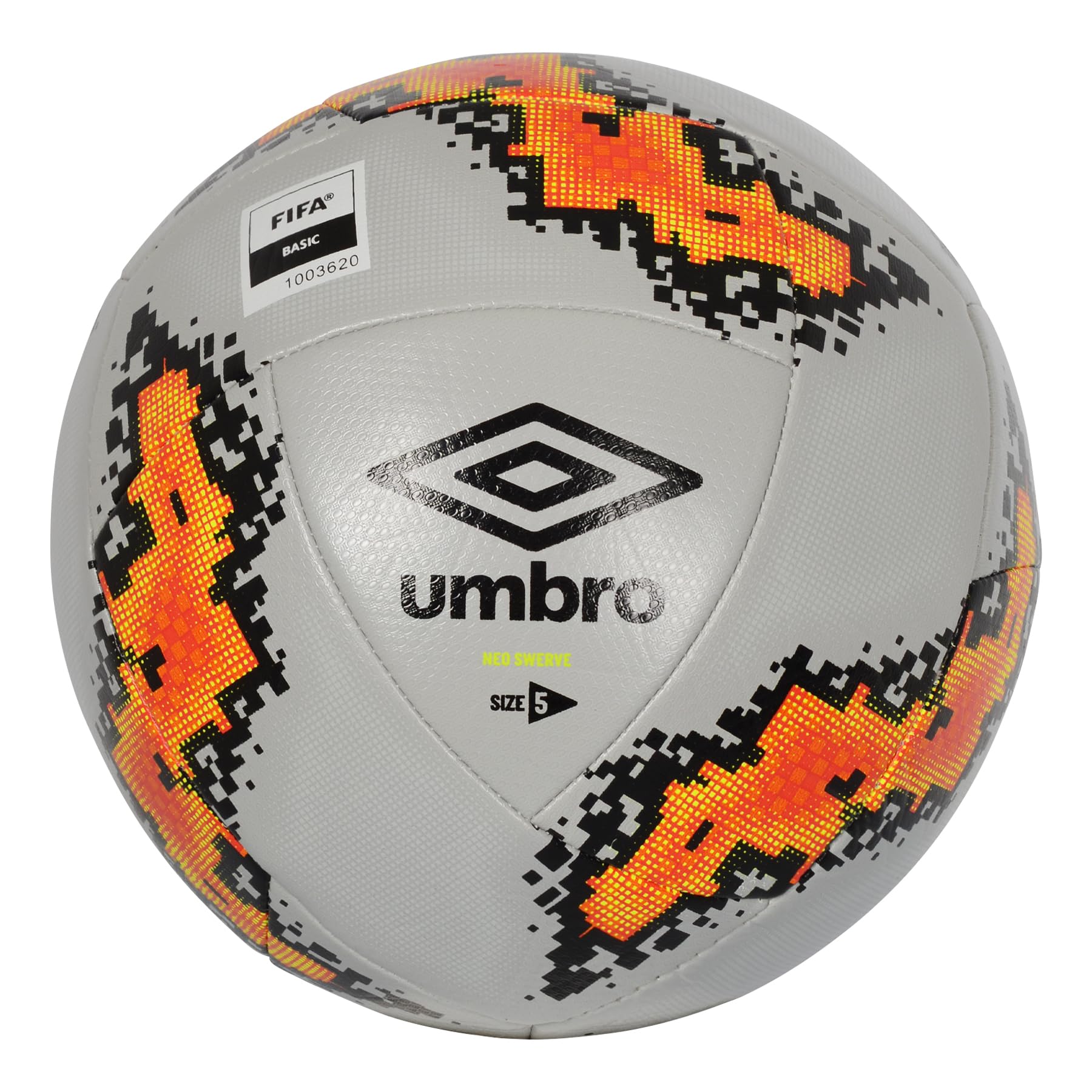 Balón De Fútbol Umbro Neo Swerve Talla 4 Gris/negro/naranja - Venta Internacional.