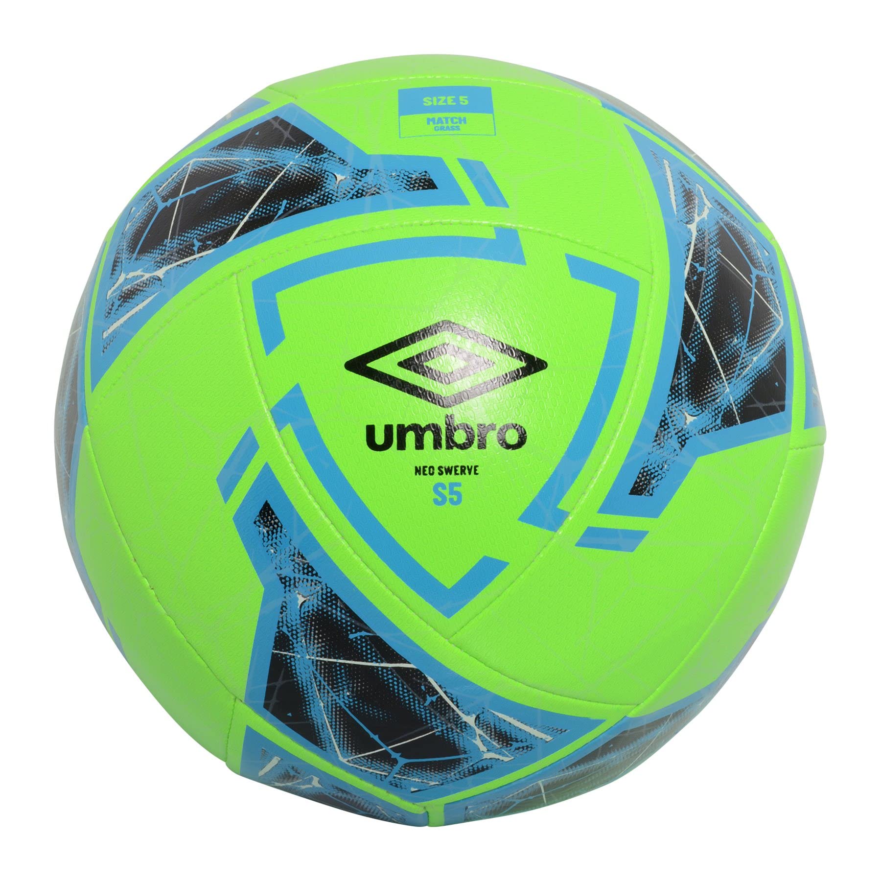 Balón De Fútbol Umbro Neo Swerve Talla 5 Verde/negro/azul - Venta Internacional.