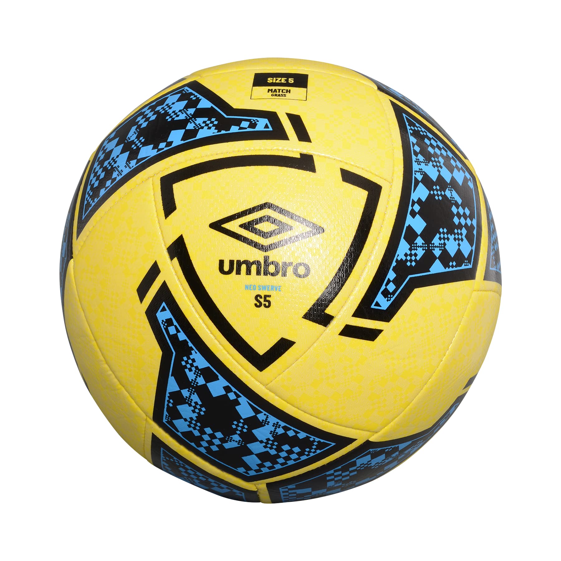 Balón De Fútbol Umbro Neo Swerve Amarillo/negro/azul Talla 5 - Venta Internacional.