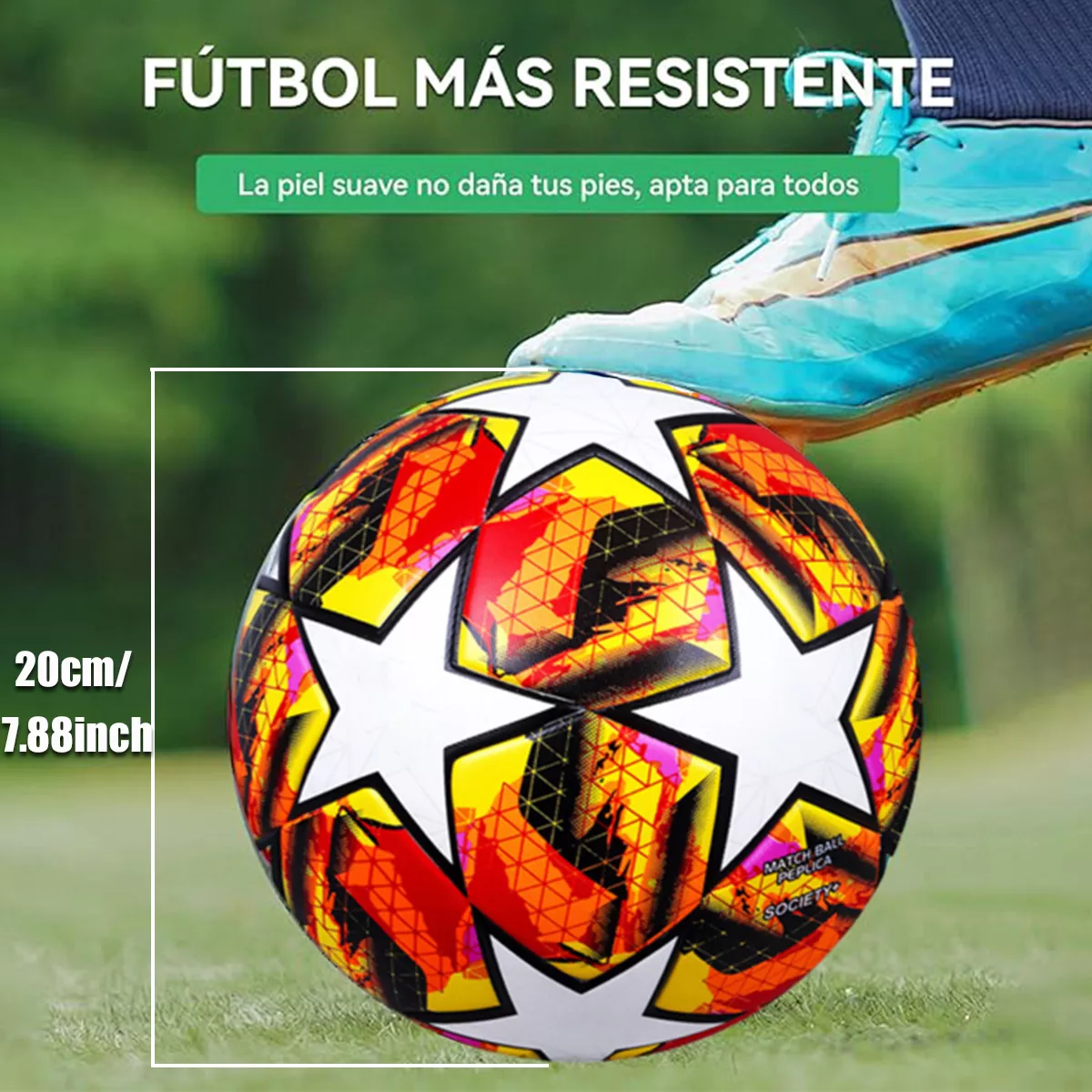 Foto 4 pulgar | Balón de Futbol Eo Safe Imports Nro. 4