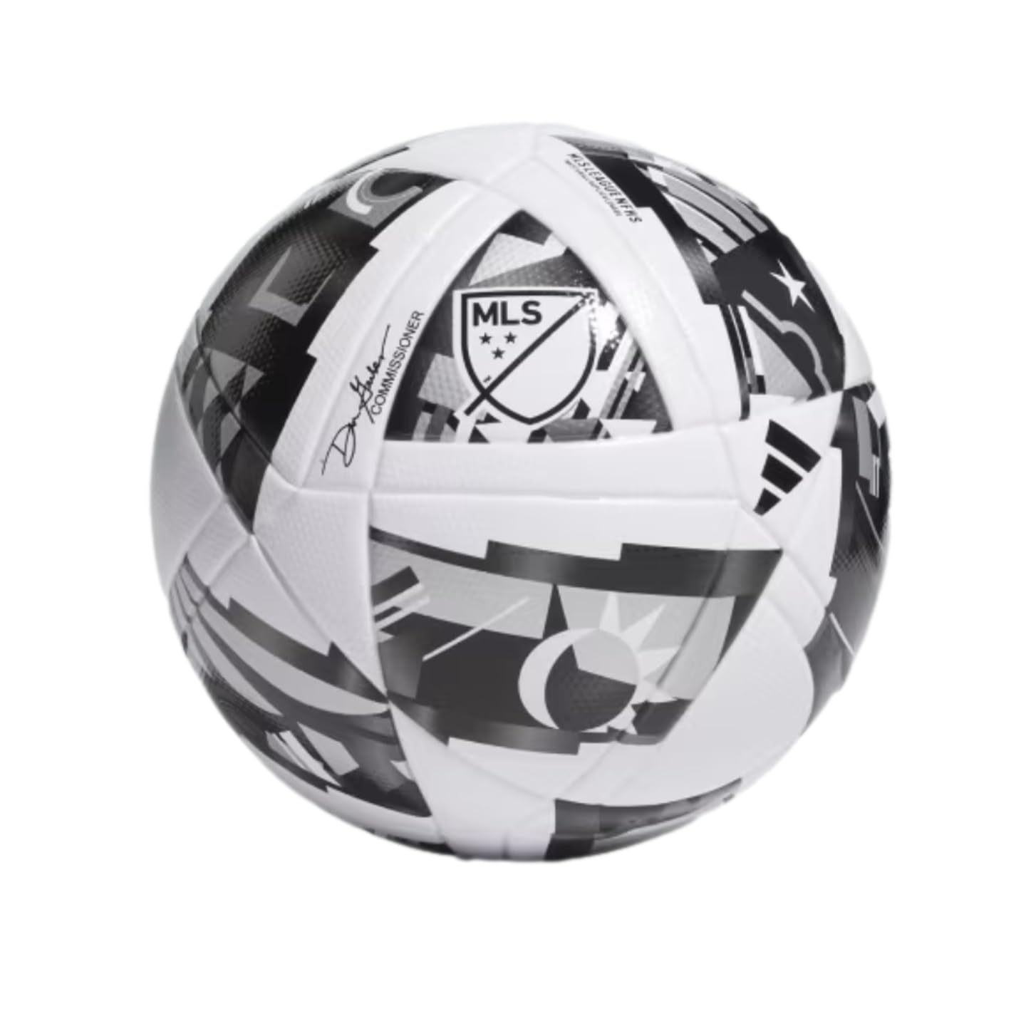 Balón De Fútbol Adidas Mls League Negro/dorado Metalizado/blanco - Venta Internacional.