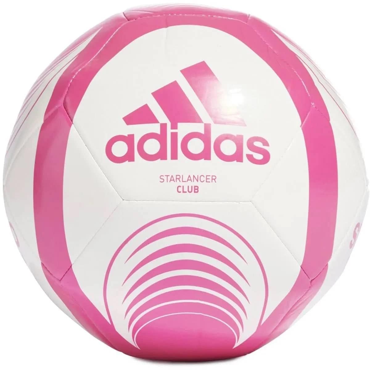 Balón De Fútbol Adidas Starlancer Club Unisex Blanco/rosa Intenso - Venta Internacional.