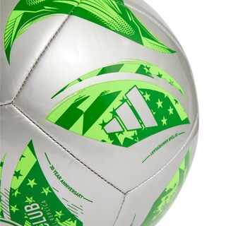 Foto 3 | Balón De Fútbol Adidas Mls Club, Color Plateado Metalizado Y Verde, Talla 4 - Venta Internacional.