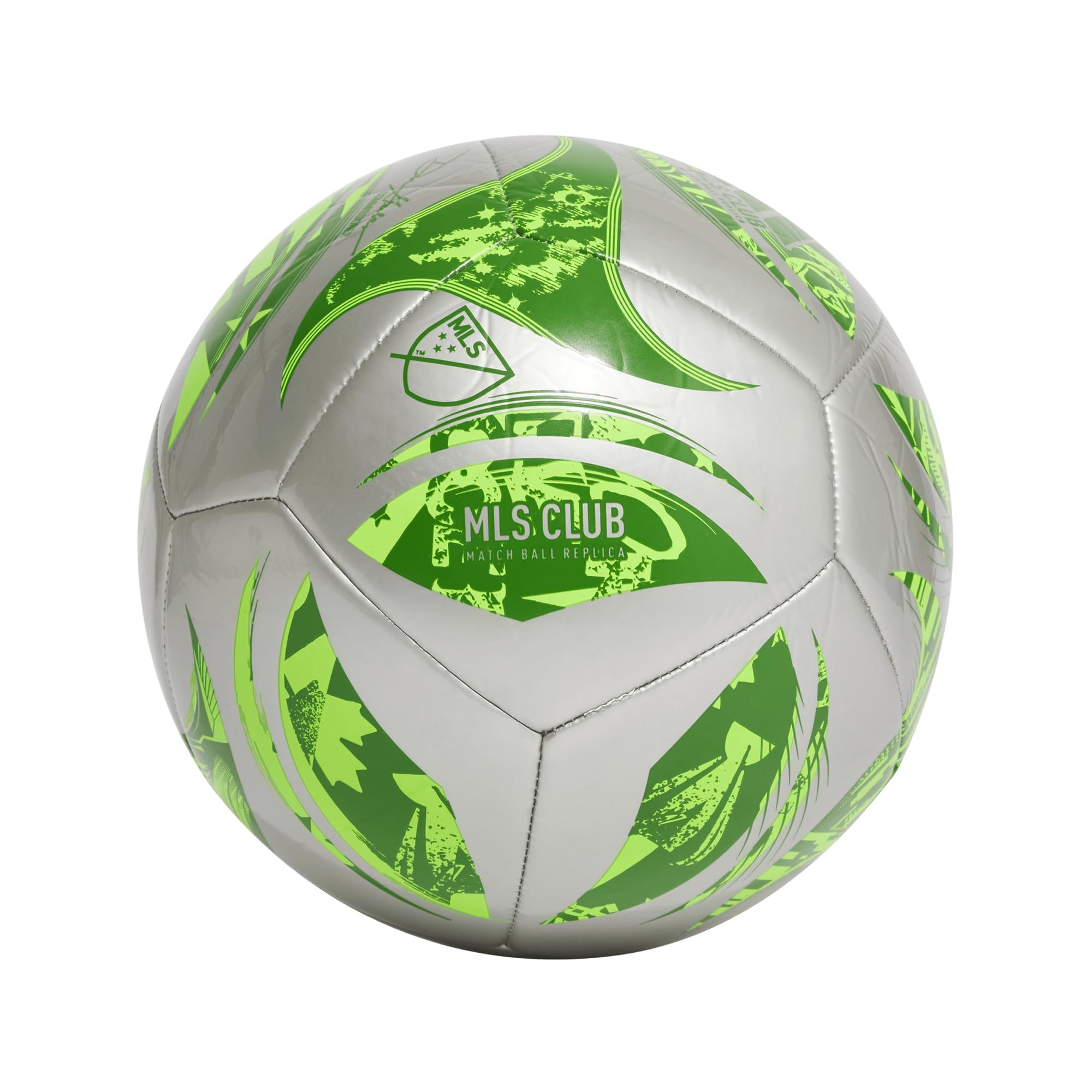 Balón De Fútbol Adidas Mls Club Plateado Metalizado/verde Talla 5 - Venta Internacional.