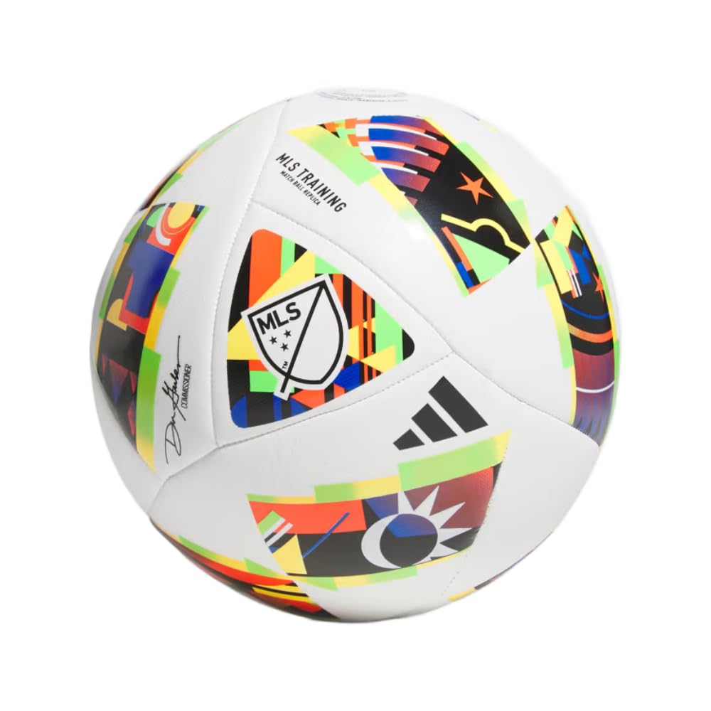 Foto 3 pulgar | Balón De Fútbol Adidas Mls Training Negro/dorado Metalizado/blanco - Venta Internacional.