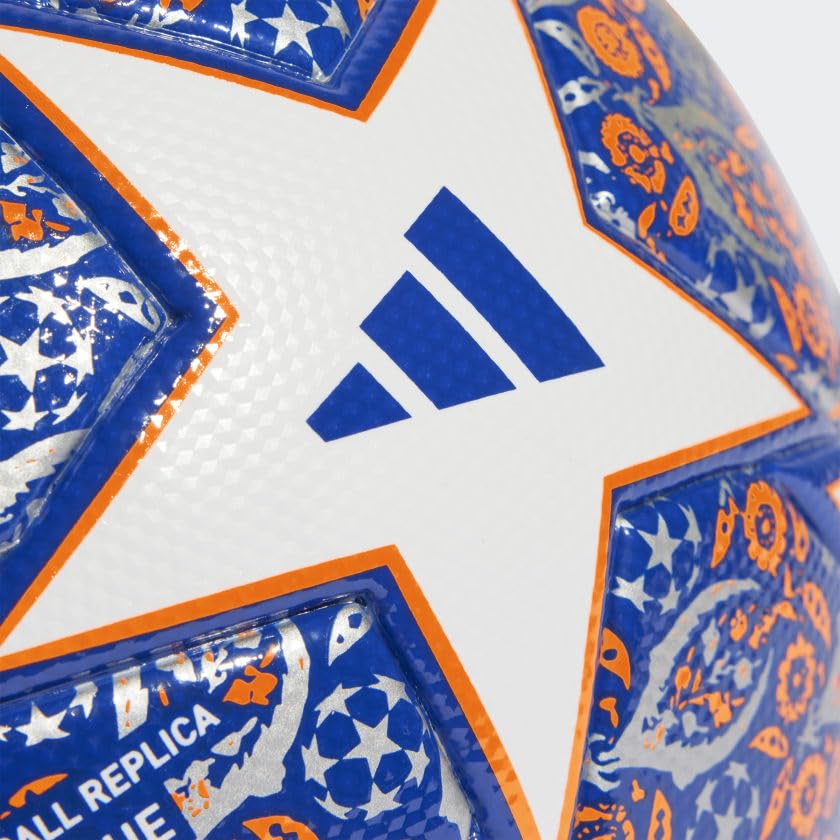 Foto 3 pulgar | Balón De Fútbol Adidas Ucl League 4 Blanco/azul/naranja/plateado - Venta Internacional.