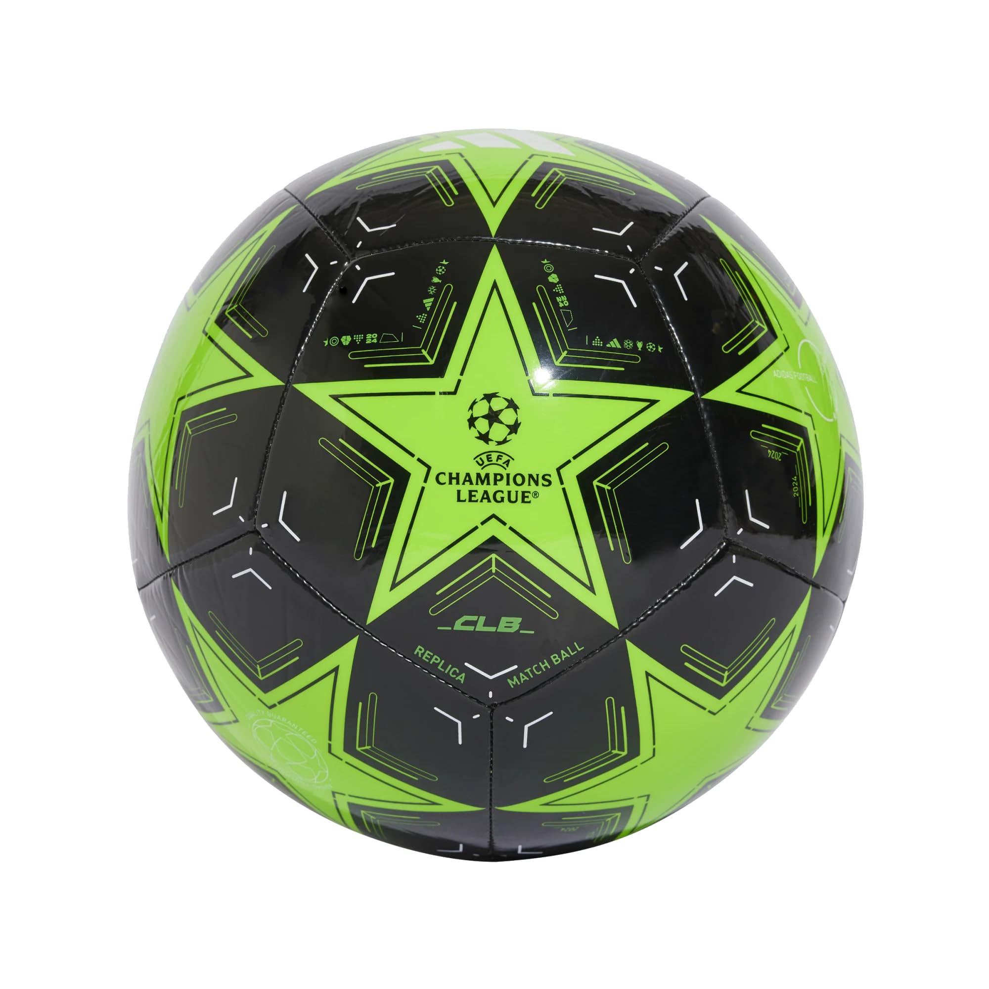 Balón De Fútbol Adidas Ucl Club, Unisex, Adulto, Talla 5, Verde Solar - Venta Internacional.