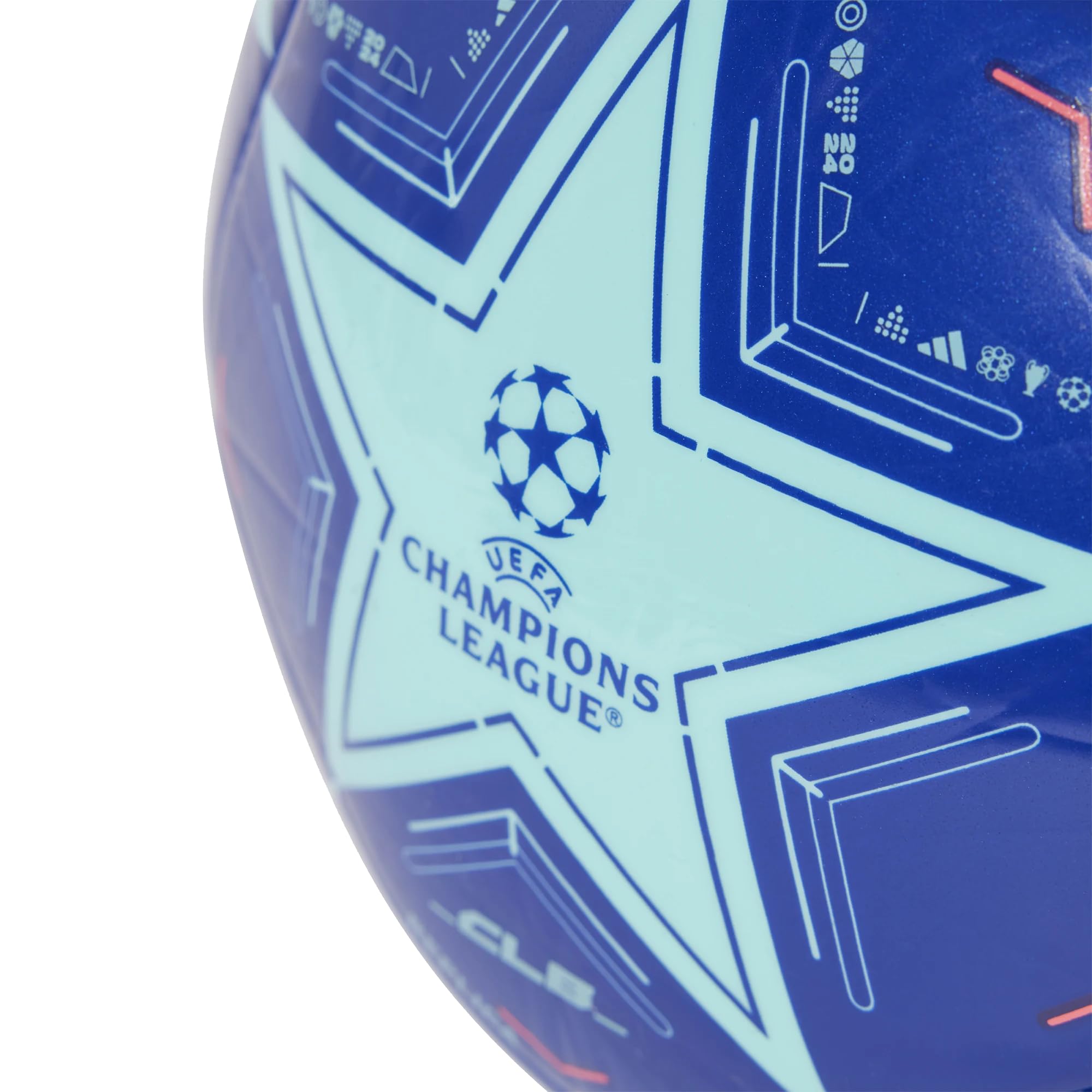 Foto 3 pulgar | Balón De Fútbol Adidas Ucl Club, Unisex, Transparente, Azul Lúcido/turbo - Venta Internacional.