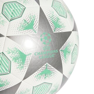 Foto 2 | Balón De Fútbol Adidas Ucl Club Unisex Para Adultos, Hierro Metalizado, Blanco Y Verde - Venta Internacional.