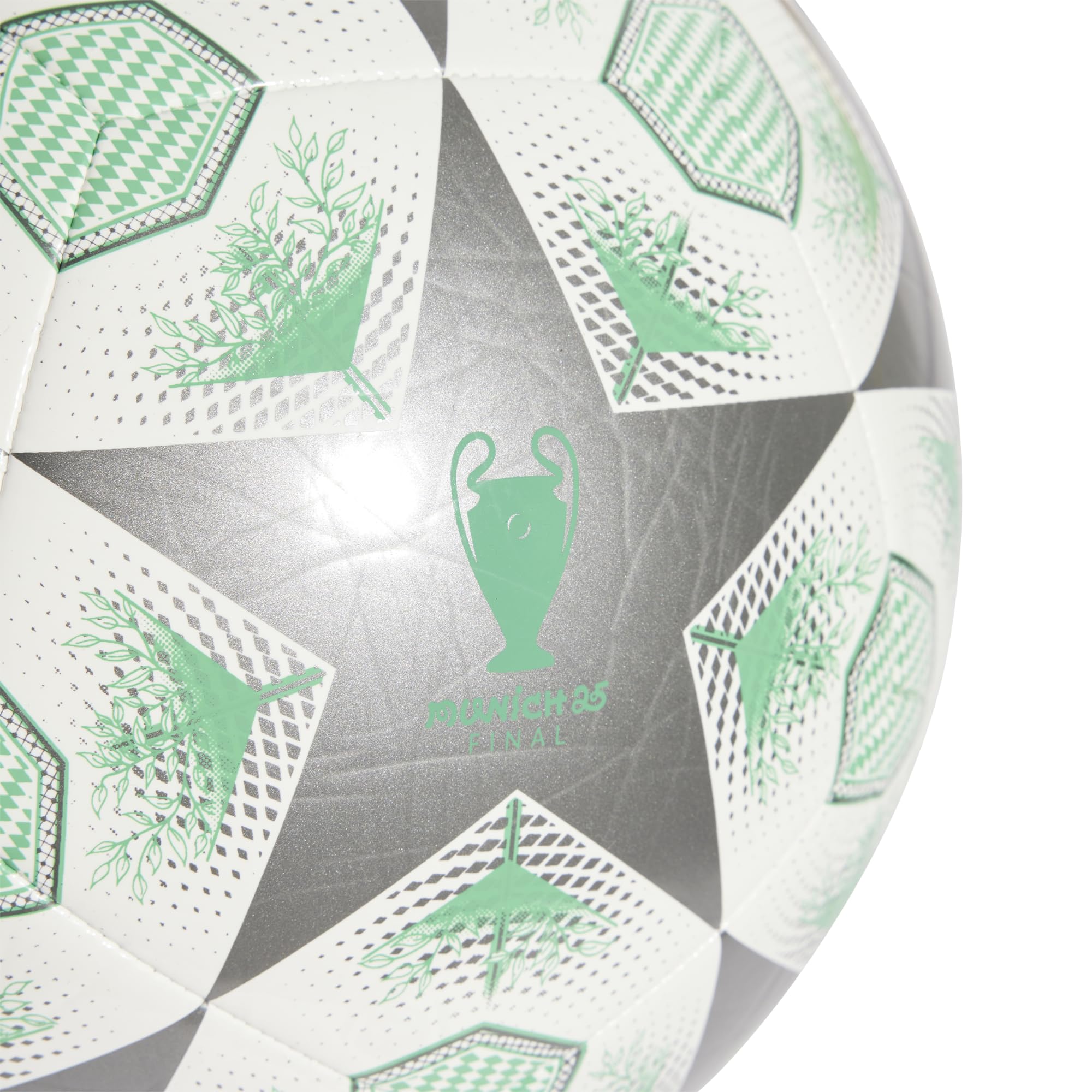 Foto 4 pulgar | Balón De Fútbol Adidas Ucl Club Unisex Para Adultos, Hierro Metalizado, Blanco Y Verde - Venta Internacional.