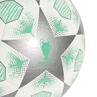 Foto 3 | Balón De Fútbol Adidas Ucl Club Unisex Para Adultos, Hierro Metalizado, Blanco Y Verde - Venta Internacional.
