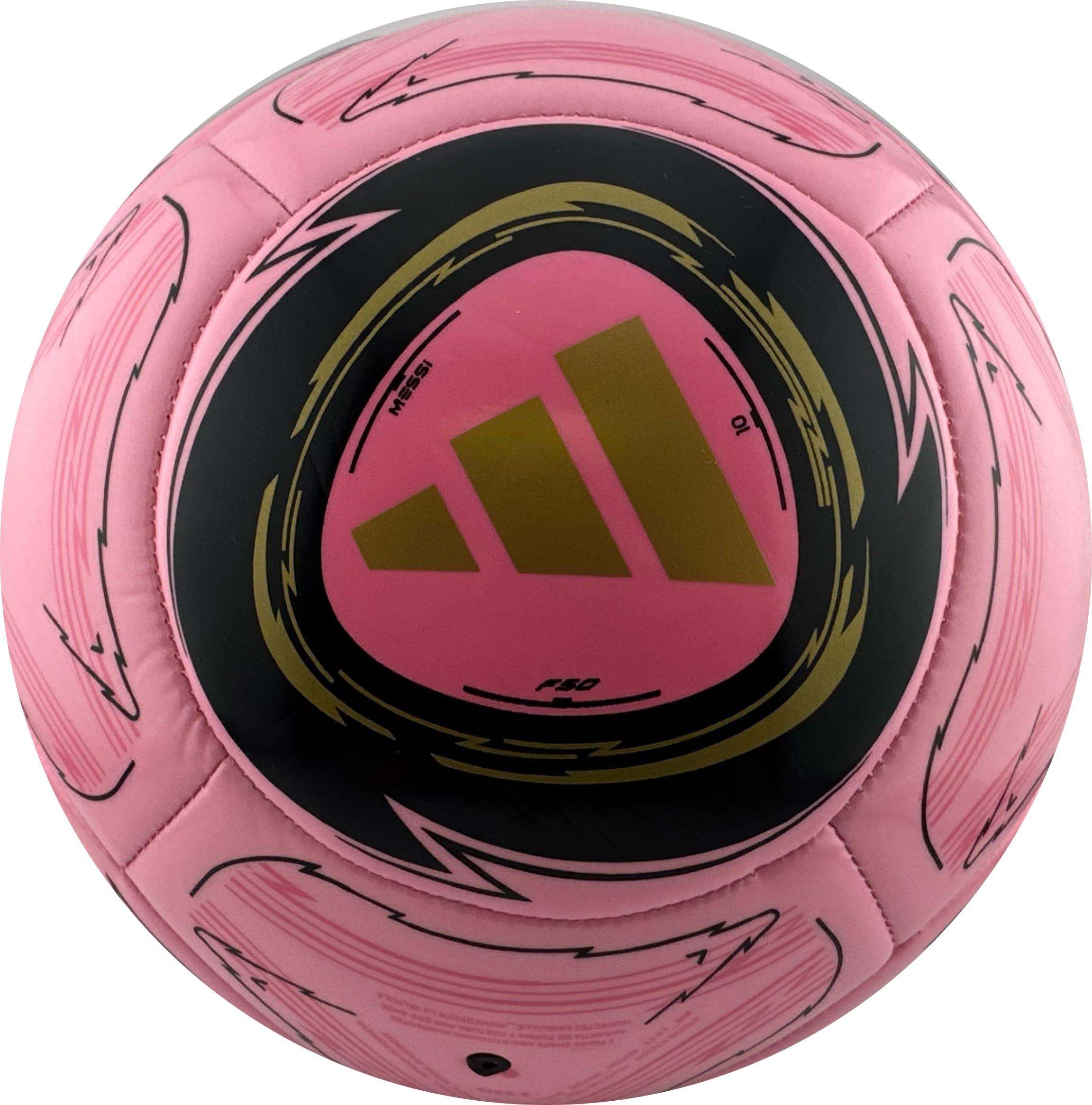 Foto 2 pulgar | Balón De Fútbol Adidas Messi Club Unisex Rosa Claro/negro Talla 5 - Venta Internacional.