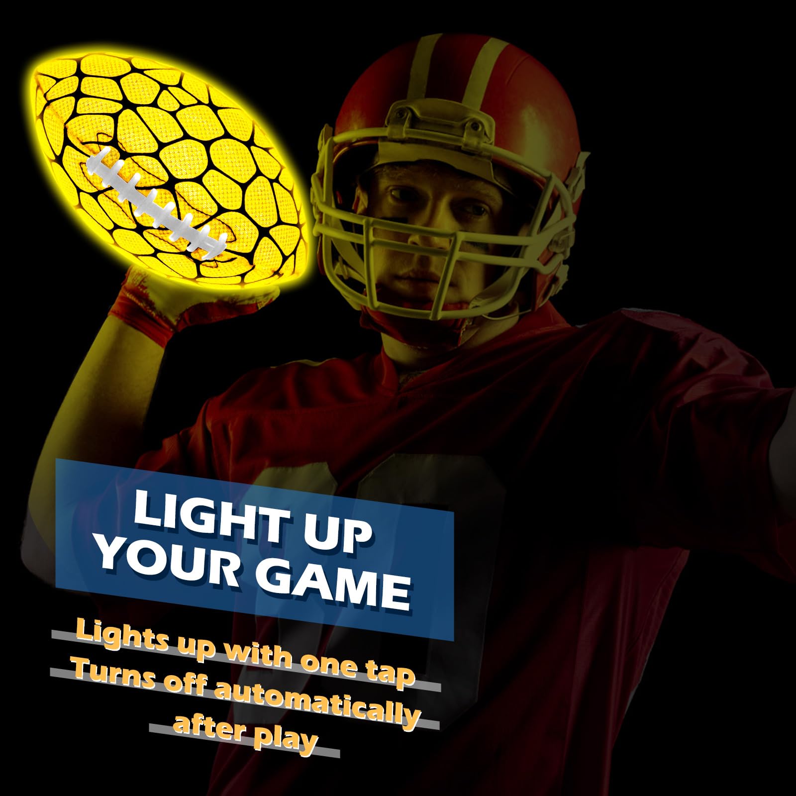 Foto 3 pulgar | Football Jasonwell Glow In The Dark, Número 9 Para Mayores De 6 Años - Venta Internacional.