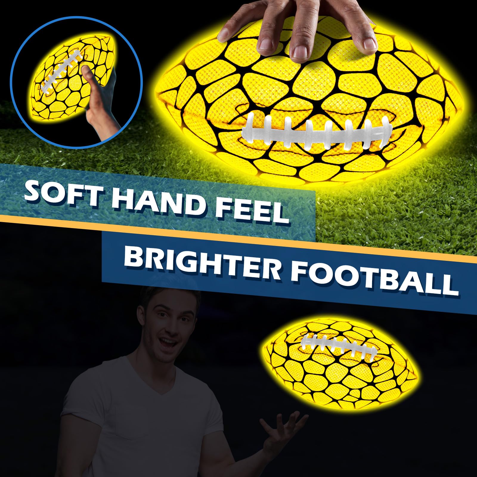 Foto 6 pulgar | Football Jasonwell Glow In The Dark, Número 9 Para Mayores De 6 Años - Venta Internacional.
