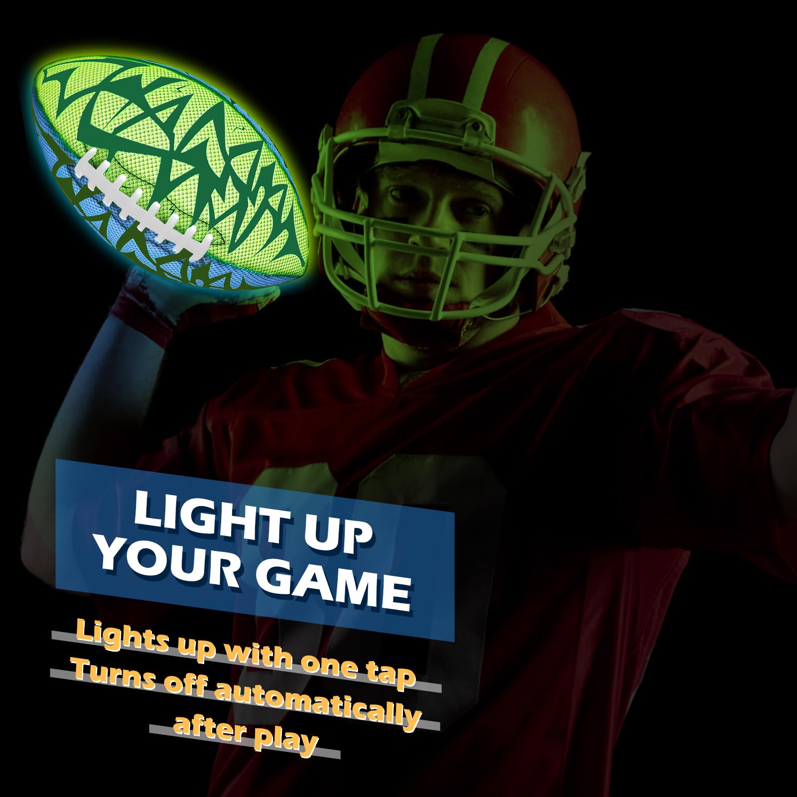 Foto 3 pulgar | Football Jasonwell Glow In The Dark, Número 9 Para Mayores De 6 Años - Venta Internacional.