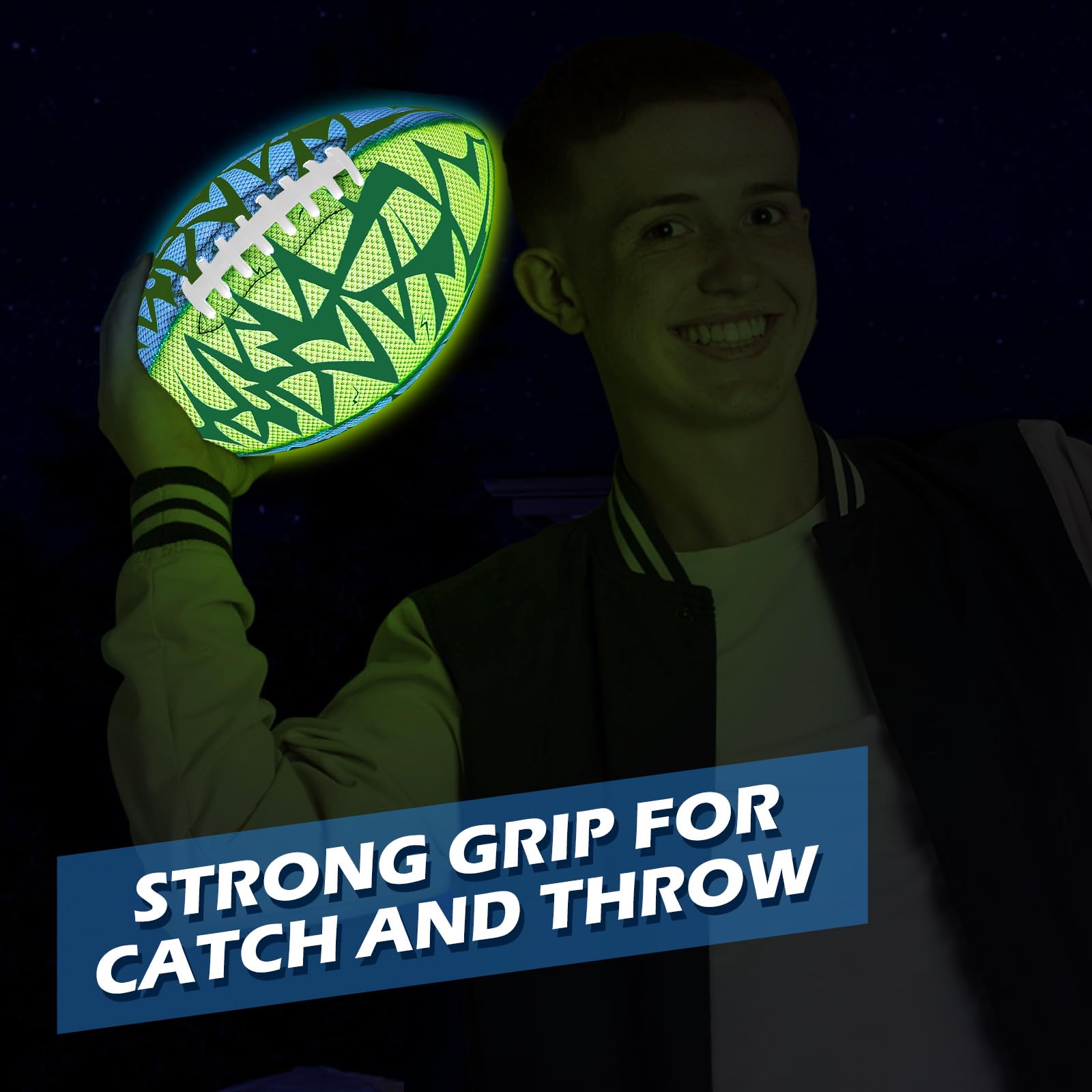 Foto 4 pulgar | Football Jasonwell Glow In The Dark, Número 9 Para Mayores De 6 Años - Venta Internacional.