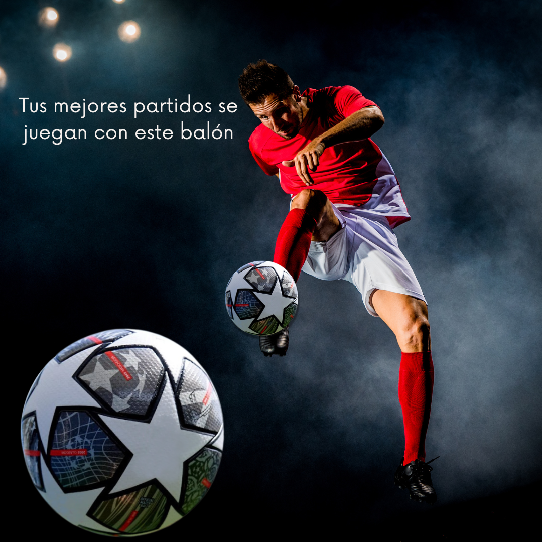 Foto 5 | Balón Futbol Soccer #5 Profesional Champions Estrellas