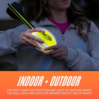Foto 5 | Foam Football Nerf Lightstrike Vortex Con Led Que Cambia De Color - Venta Internacional.