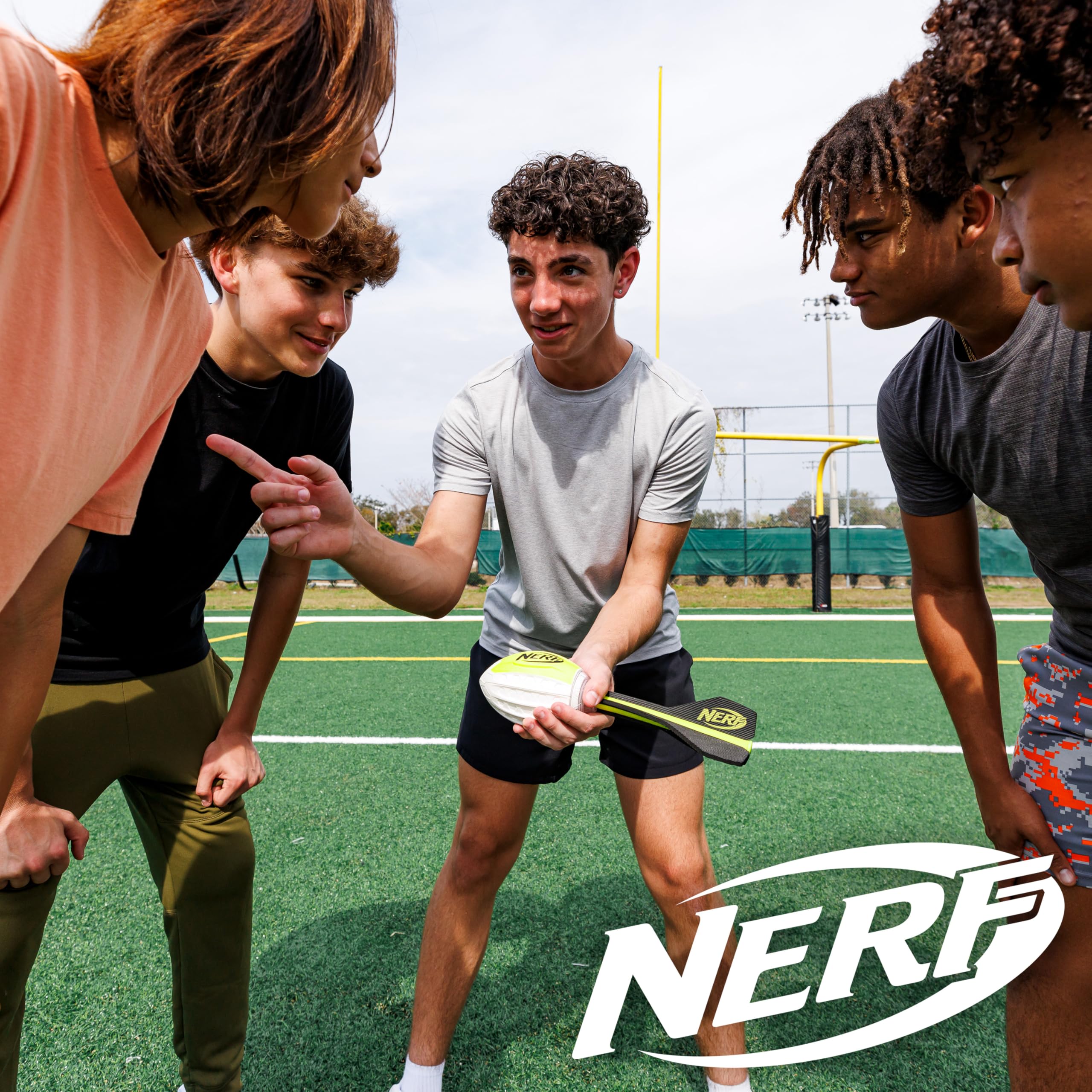 Foto 7 | Foam Football Nerf Lightstrike Vortex Con Led Que Cambia De Color - Venta Internacional.