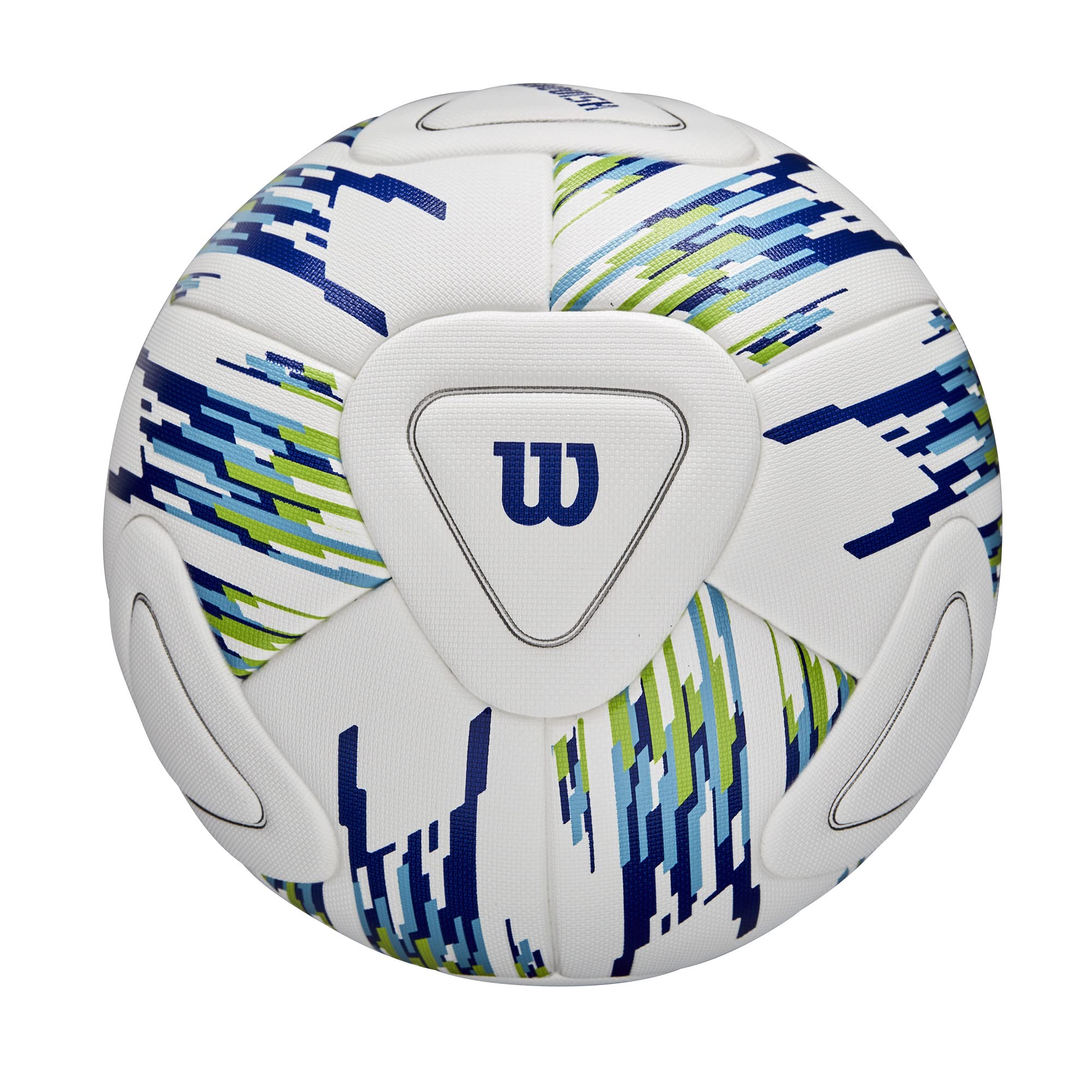 Balón De Fútbol Wilson Ncaa Vanquish Match, Talla 5, Blanco/azul/gris - Venta Internacional. $1,422