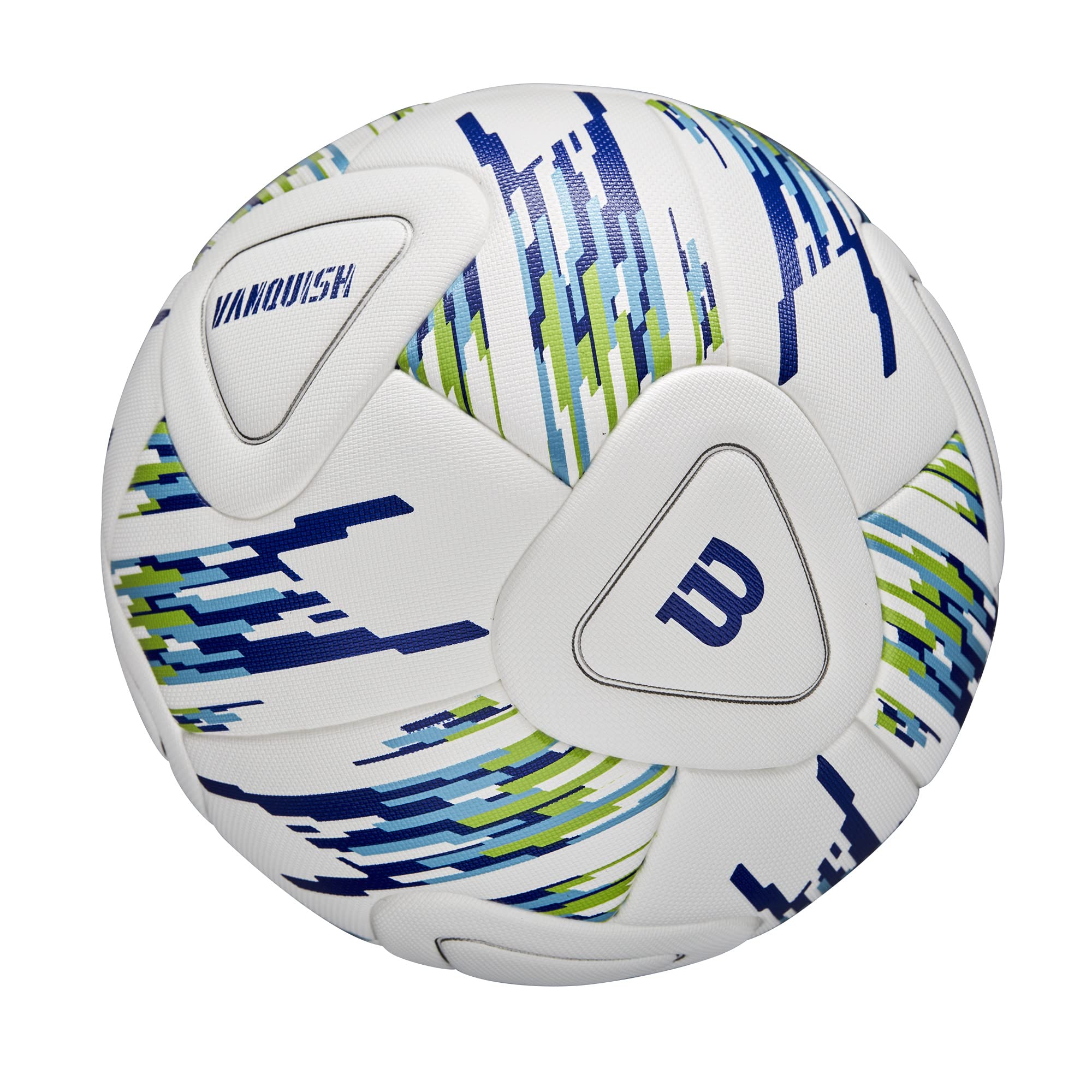 Foto 5 pulgar | Balón De Fútbol Wilson Ncaa Vanquish Match, Talla 5, Blanco/azul/gris - Venta Internacional.