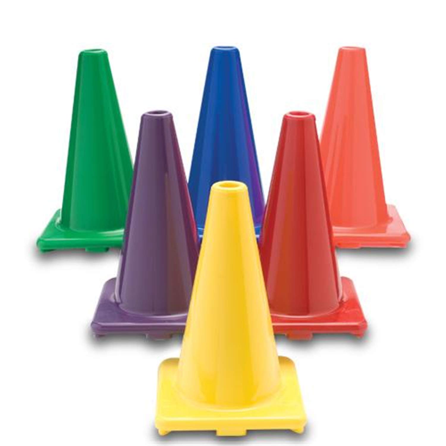 Foto 2 pulgar | Juego De 6 Bases Pesadas De Pvc Color My Class Bsn De Game Cones - Venta Internacional.