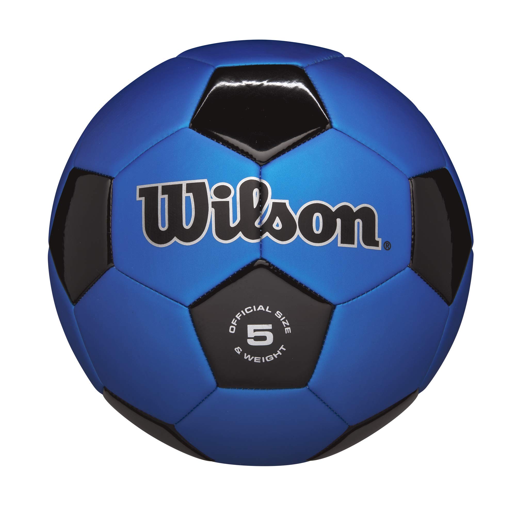 Foto 1 | Balón De Fútbol Wilson Traditional, Talla 5, Negro/real - Venta Internacional.