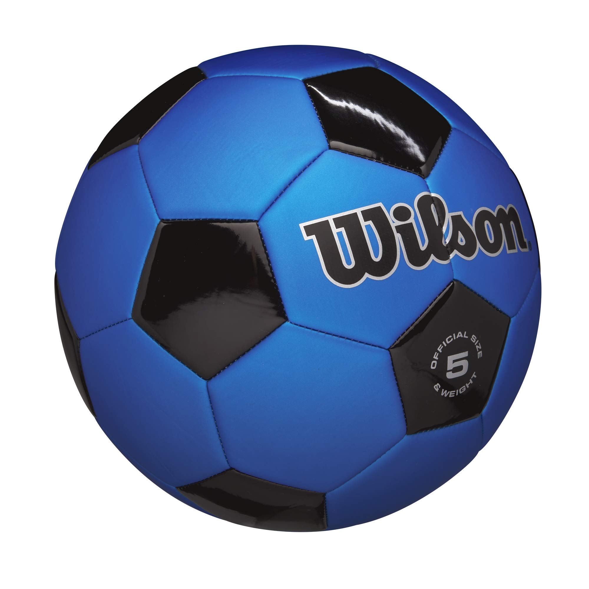 Foto 3 pulgar | Balón De Fútbol Wilson Traditional, Talla 5, Negro/real - Venta Internacional.