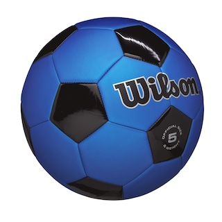 Foto 2 | Balón De Fútbol Wilson Traditional, Talla 5, Negro/real - Venta Internacional.