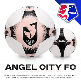 Foto 3 | Balón De Fútbol Franklin Sports Angel City Fc Tamaño 5 Con Bomba - Venta Internacional.