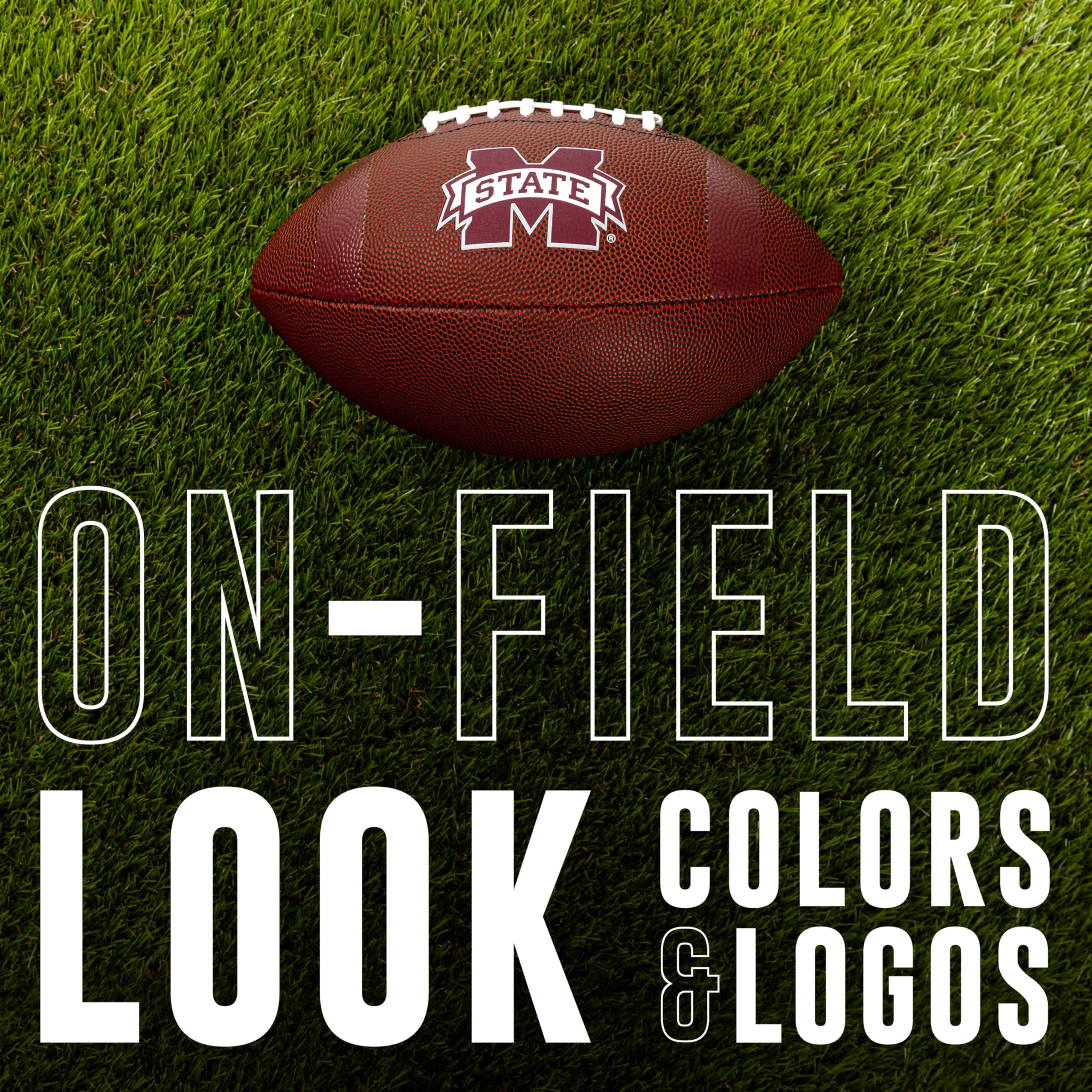 Foto 6 pulgar | Fútbol Americano Franklin Sports Mississippi State Bulldogs Para Niños - Venta Internacional.