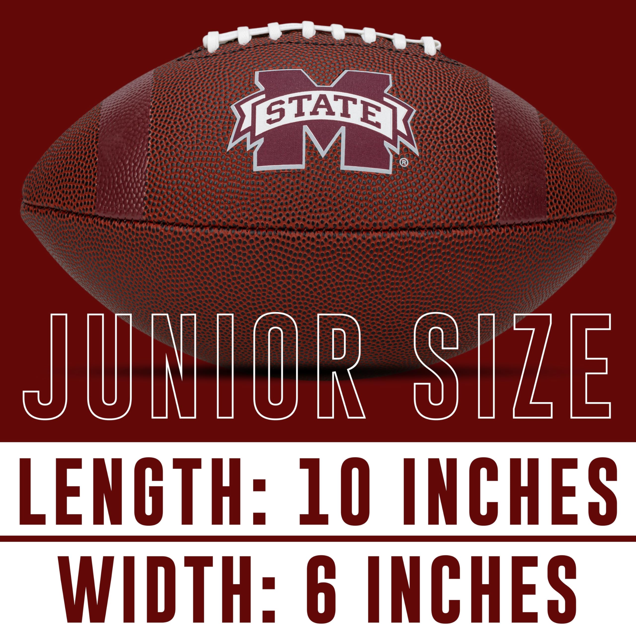 Foto 6 | Fútbol Americano Franklin Sports Mississippi State Bulldogs Para Niños - Venta Internacional.