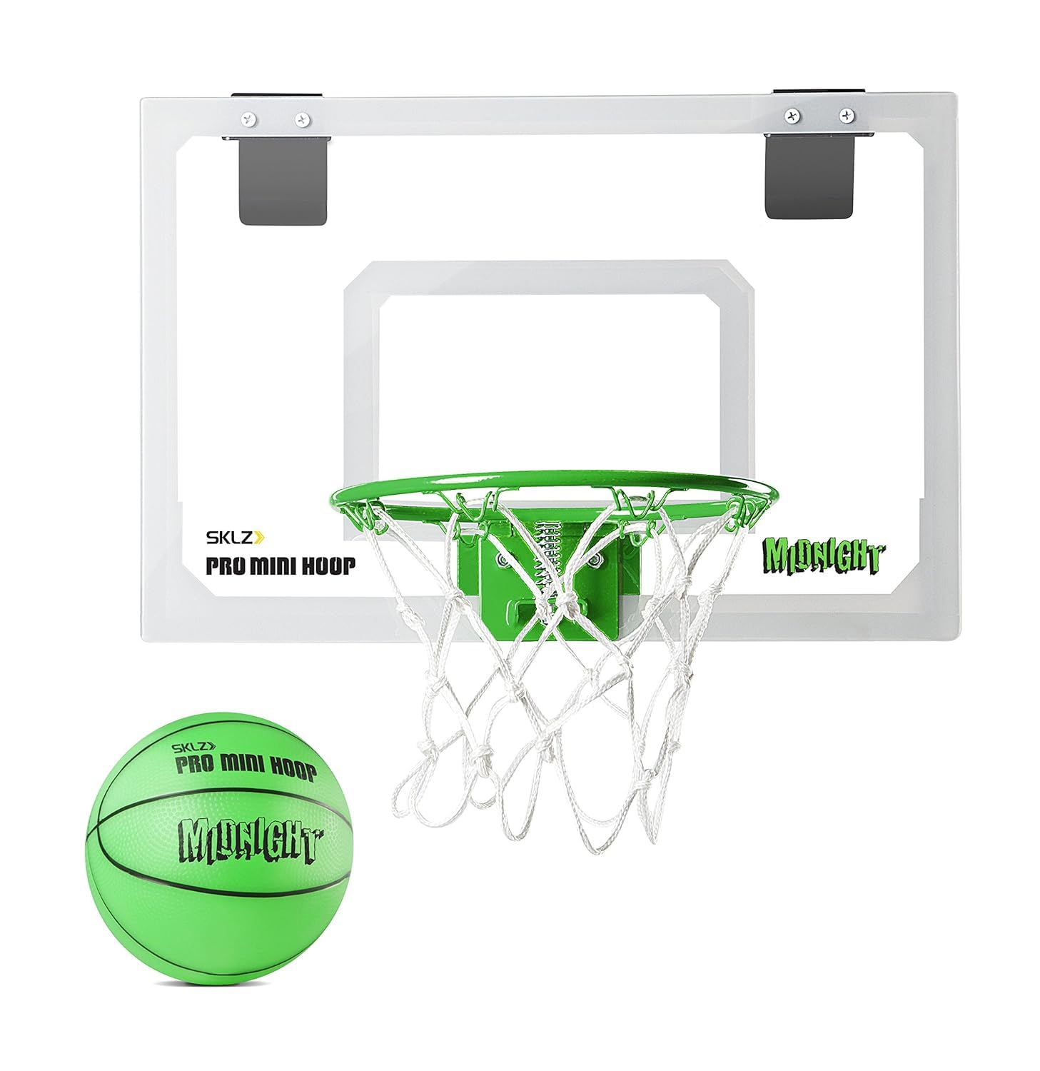 Foto 2 pulgar | Canasta De Baloncesto Sklz Pro Mini Con Pelota Que Brilla En La Oscuridad - Venta Internacional.