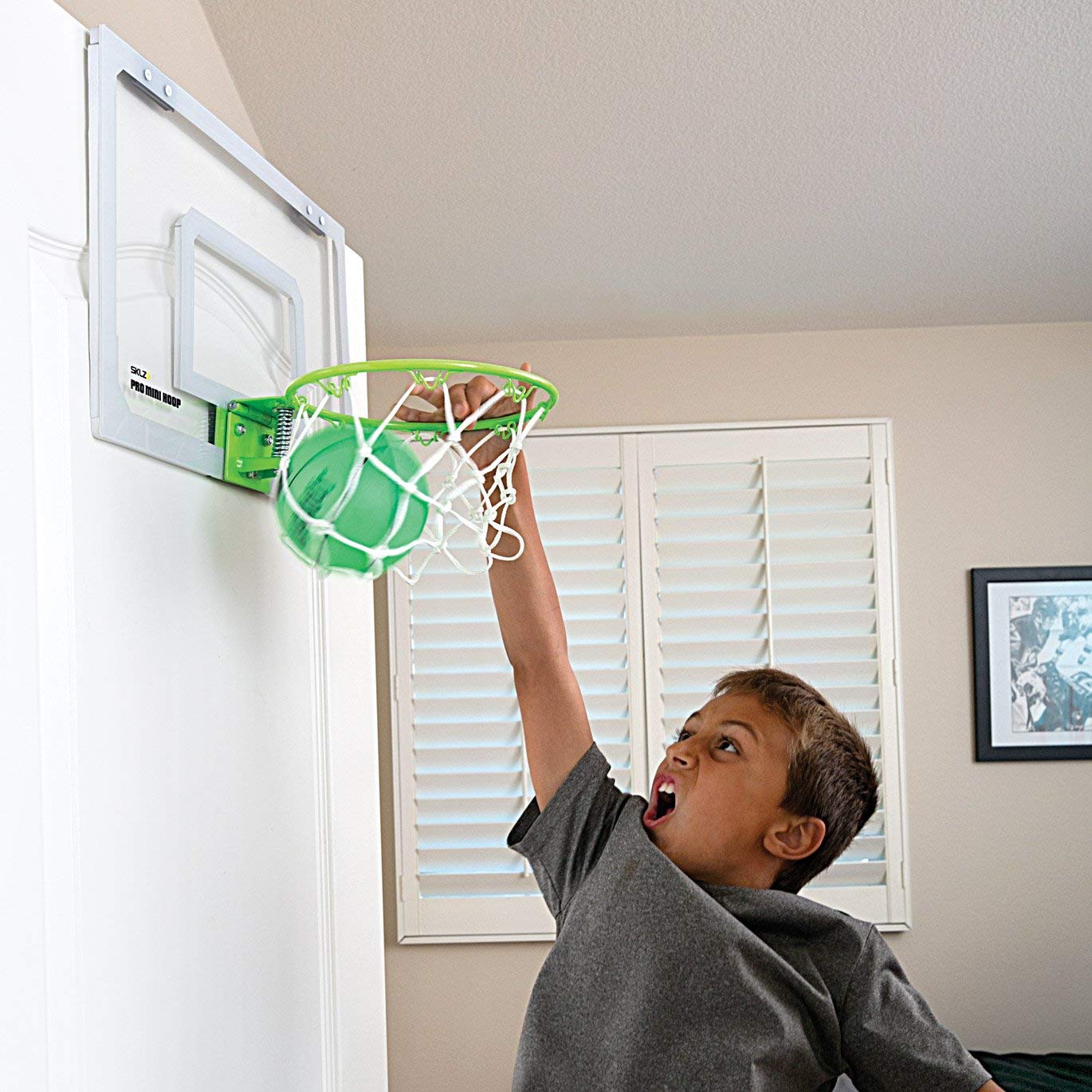 Foto 7 pulgar | Canasta De Baloncesto Sklz Pro Mini Con Pelota Que Brilla En La Oscuridad - Venta Internacional.