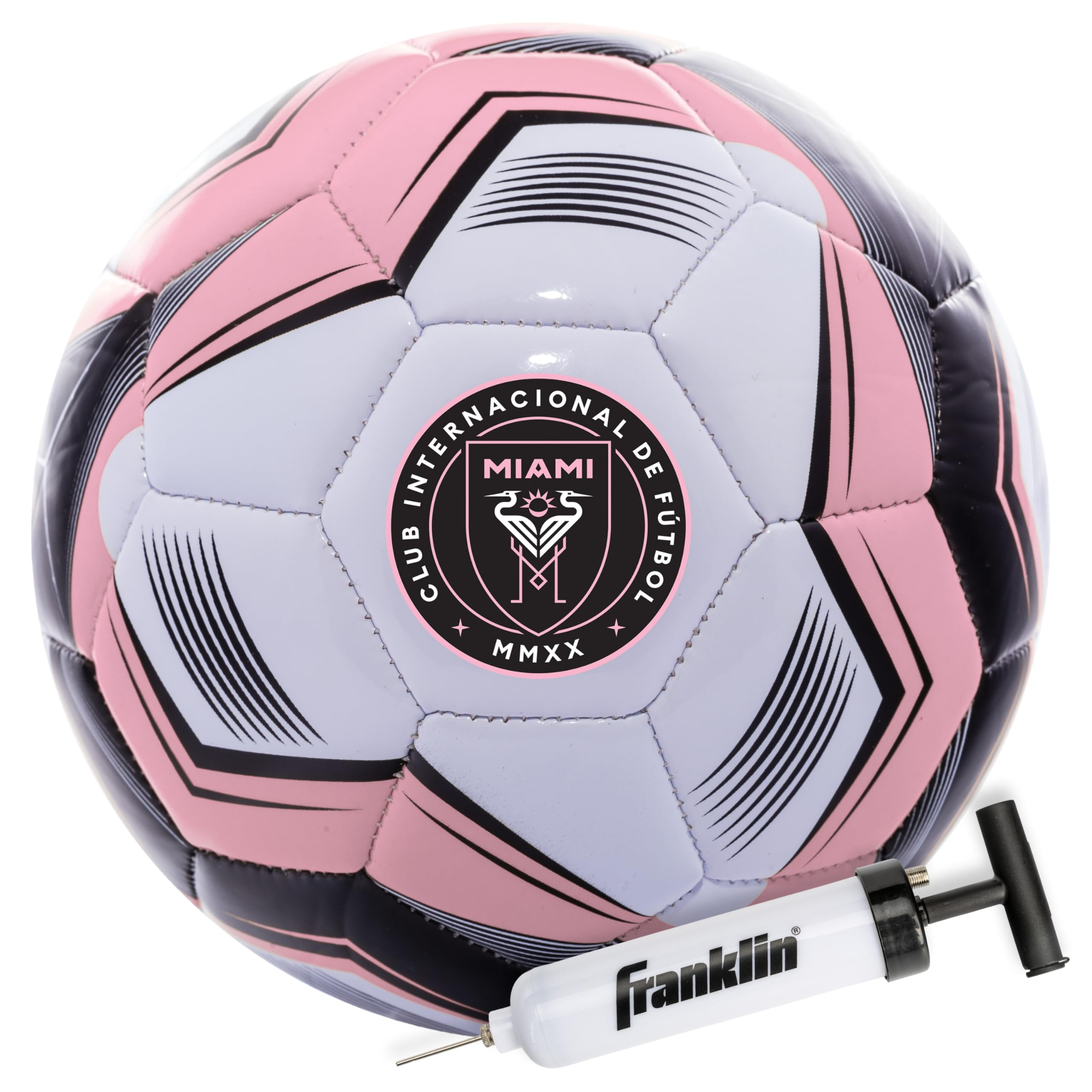 Foto 1 | Balón De Fútbol Franklin Sports Mls Miami Fc Oficial, Talla 5 - Venta Internacional.