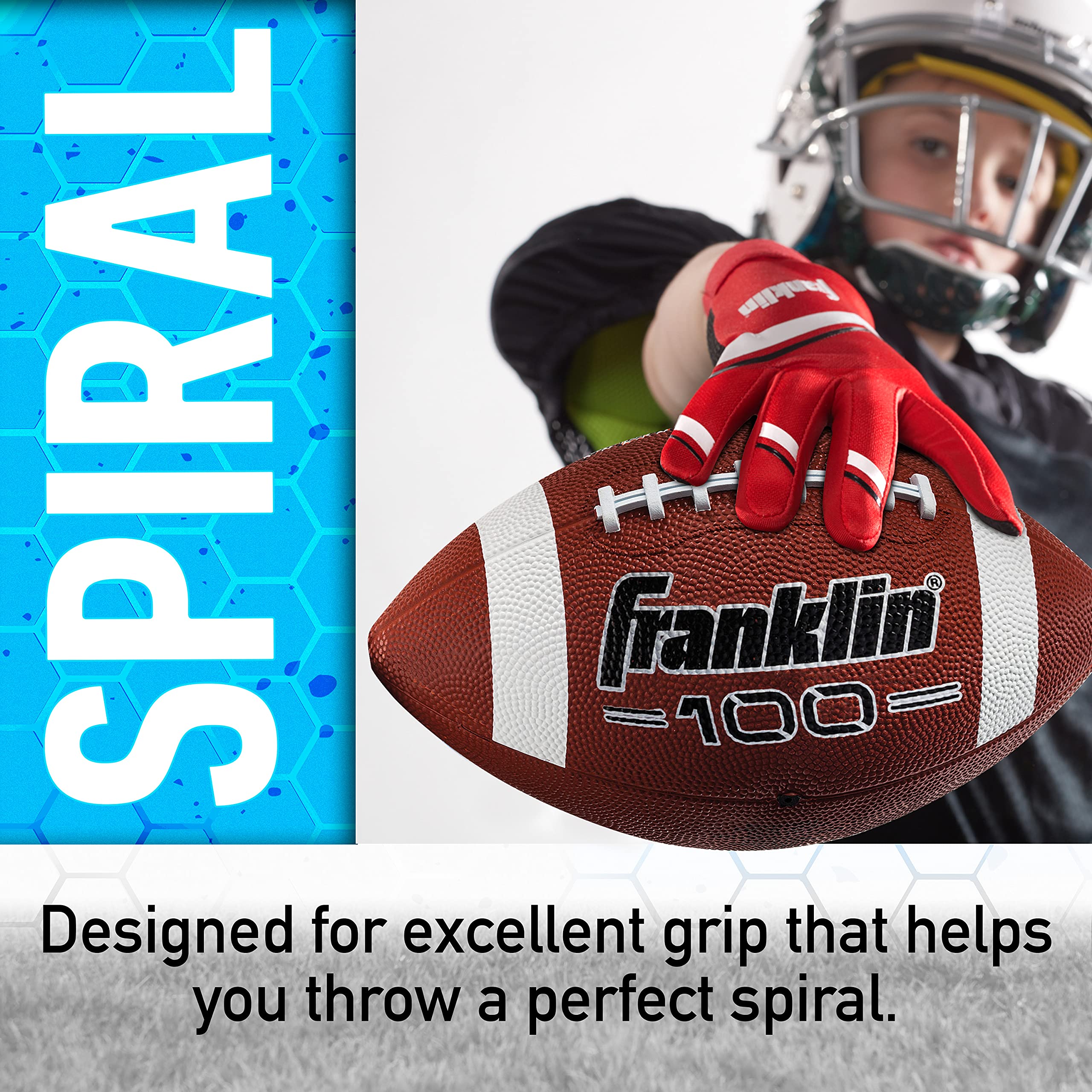 Foto 6 pulgar | Fútbol Franklin Sports Grip-rite 100, Talla Junior - Venta Internacional.