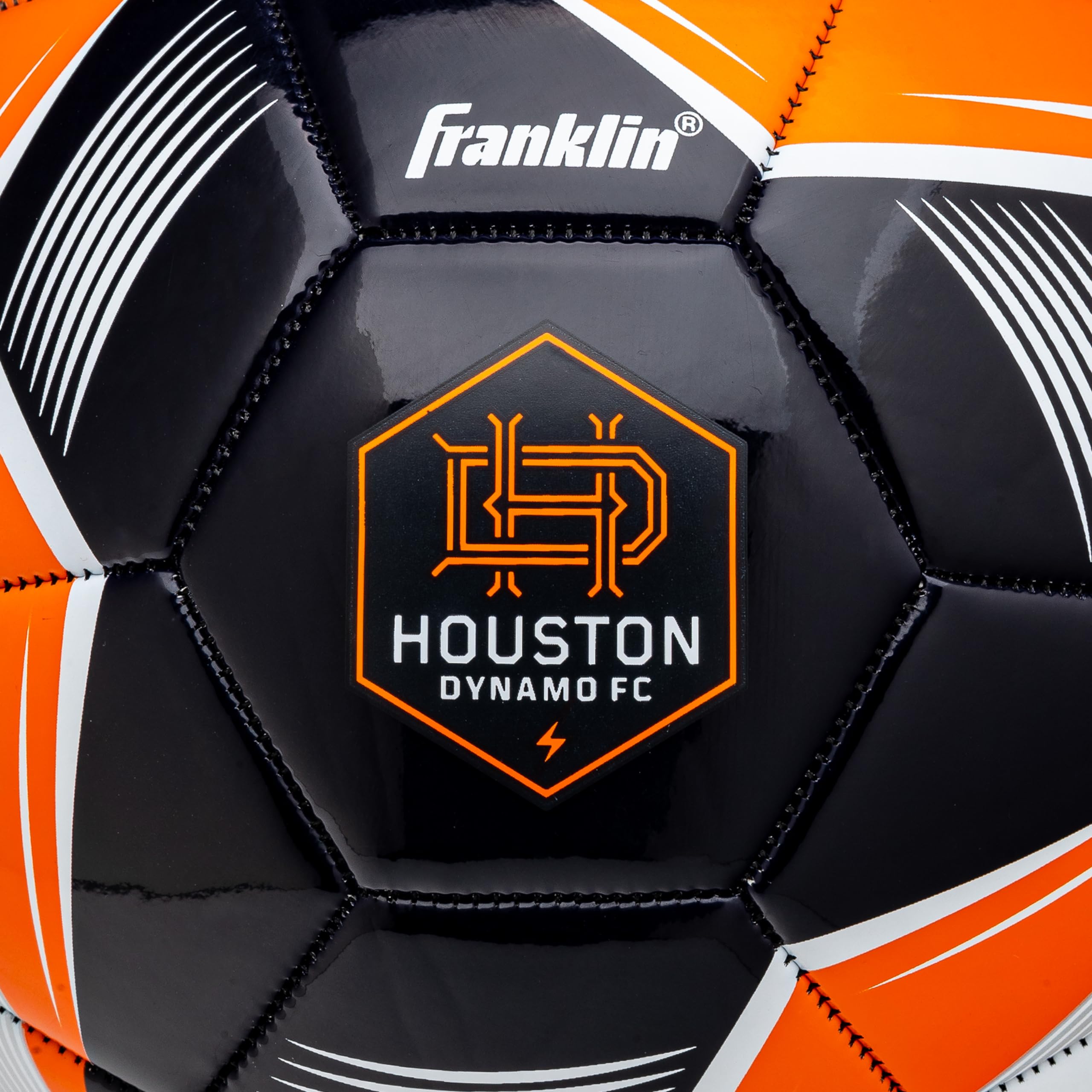 Foto 3 pulgar | Balón De Fútbol Franklin Sports Mls Houston Dynamo Talla 5 - Venta Internacional.