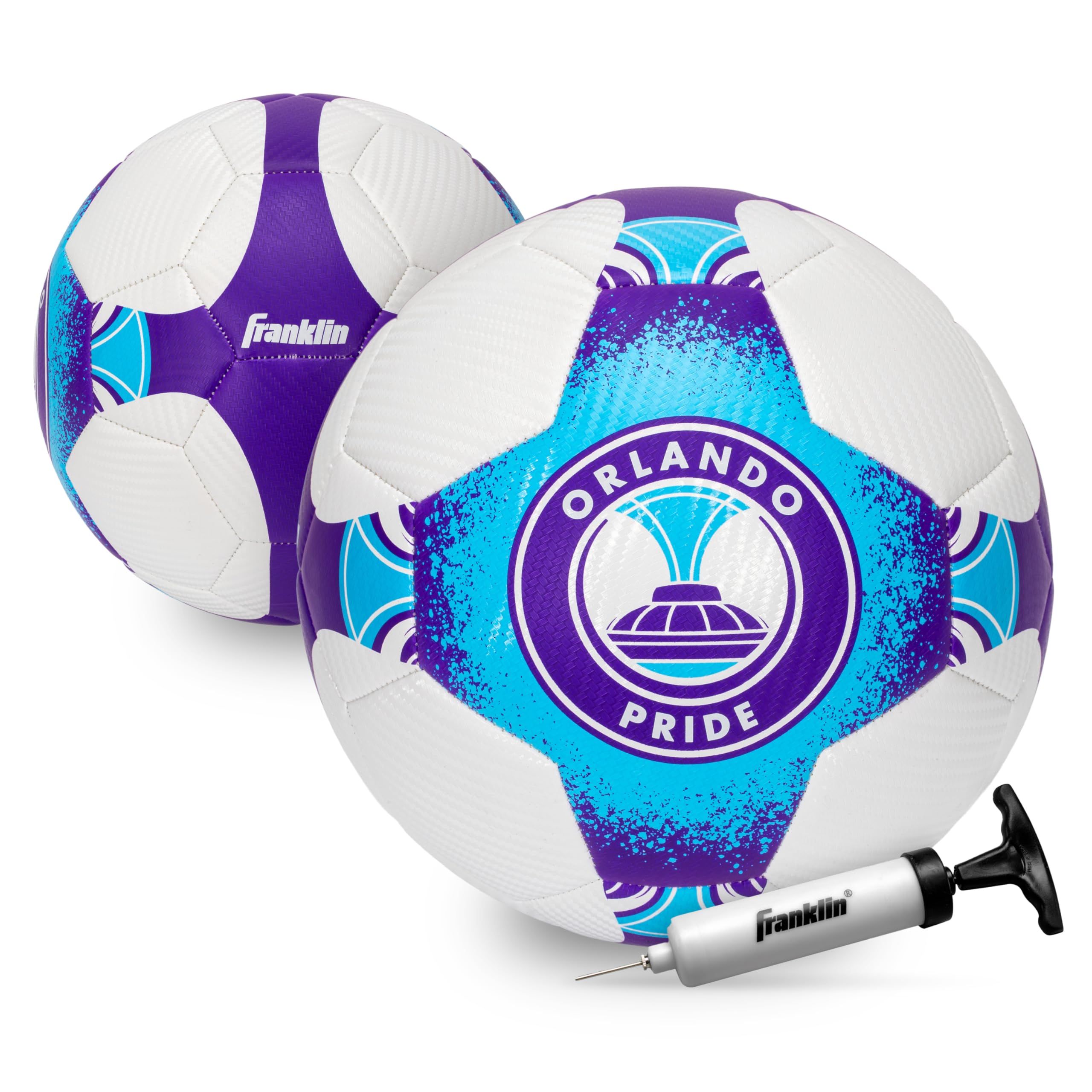 Foto 2 pulgar | Balón De Fútbol Franklin Sports Orlando Pride Nwsl Talla 5 - Venta Internacional.