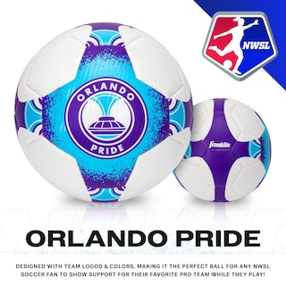 Foto 3 | Balón De Fútbol Franklin Sports Orlando Pride Nwsl Talla 5 - Venta Internacional.