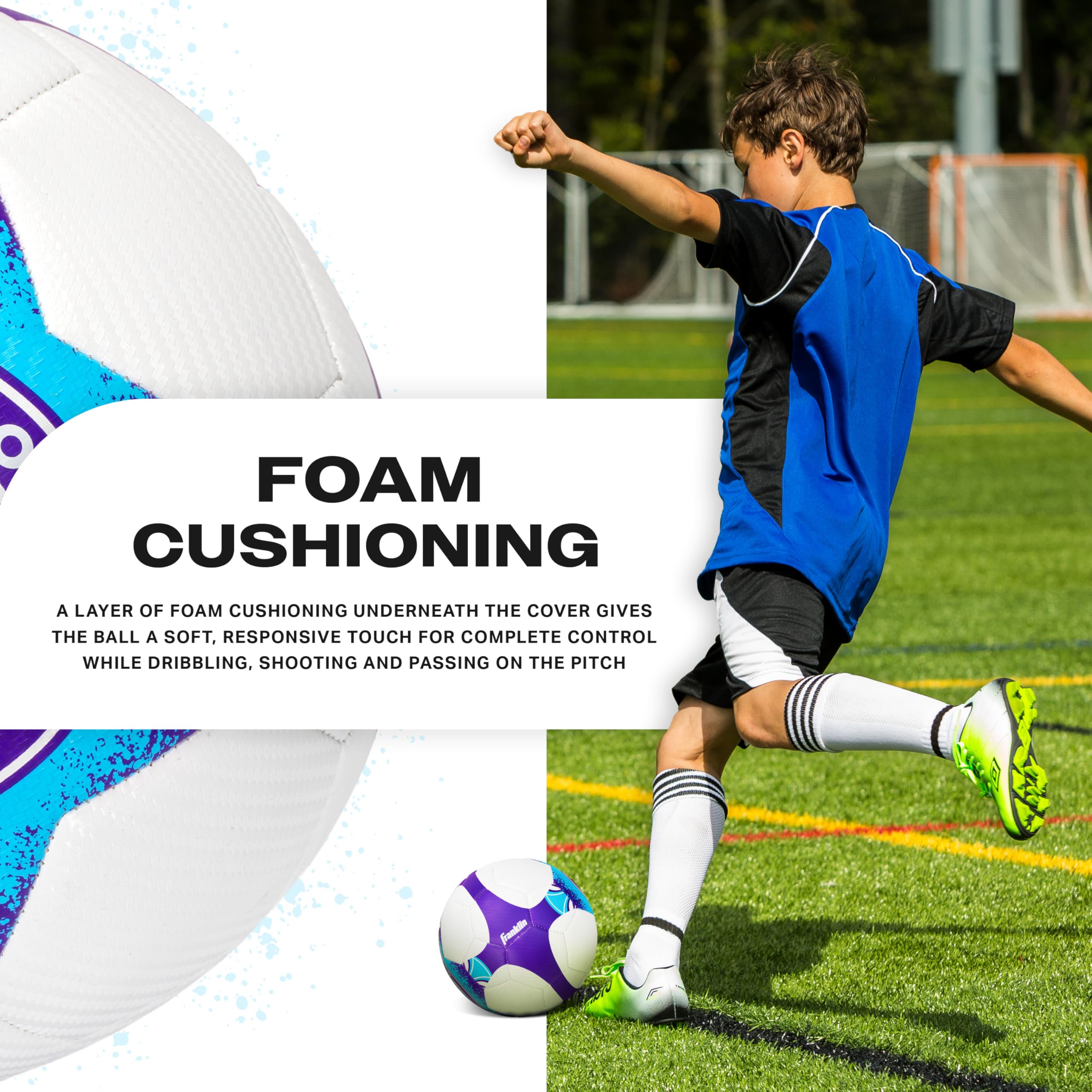 Foto 5 pulgar | Balón De Fútbol Franklin Sports Orlando Pride Nwsl Talla 5 - Venta Internacional.